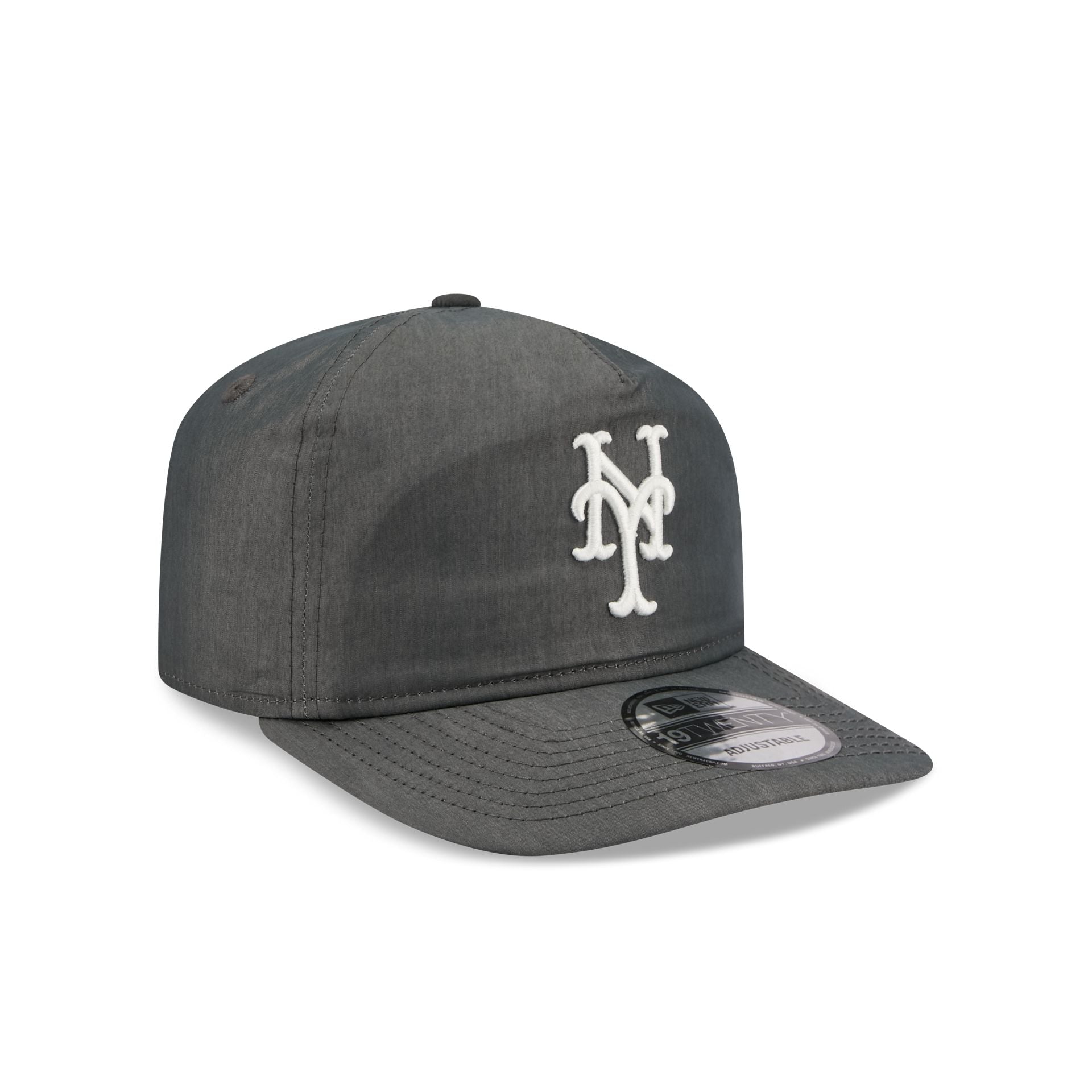 New York Mets Heather Gray Nylon 19TWENTY Adjustable Hat