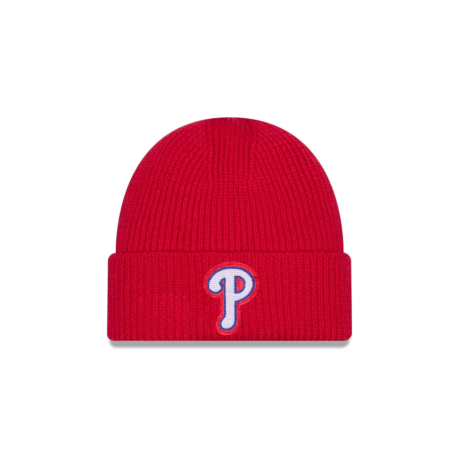 Philadelphia Phillies Short Skull Cuff Knit Beanie Hat