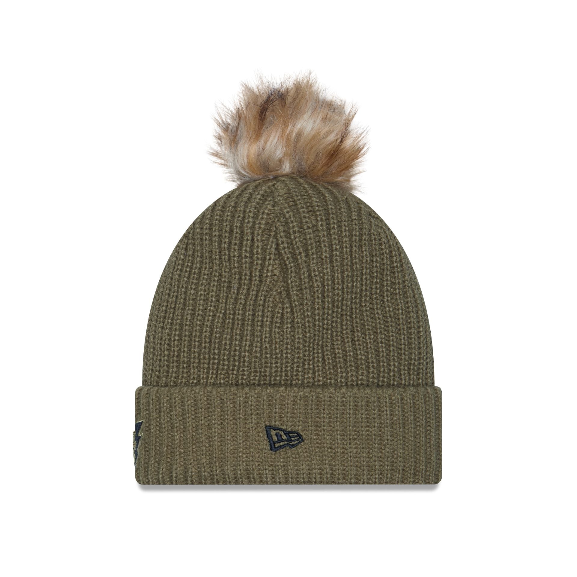 Philadelphia Eagles 2025 Salute to Service Women's Pom Knit Hat