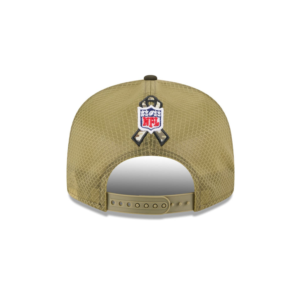 Los Angeles Chargers 2025 Salute to Service Split Panel 9FIFTY Trucker Hat