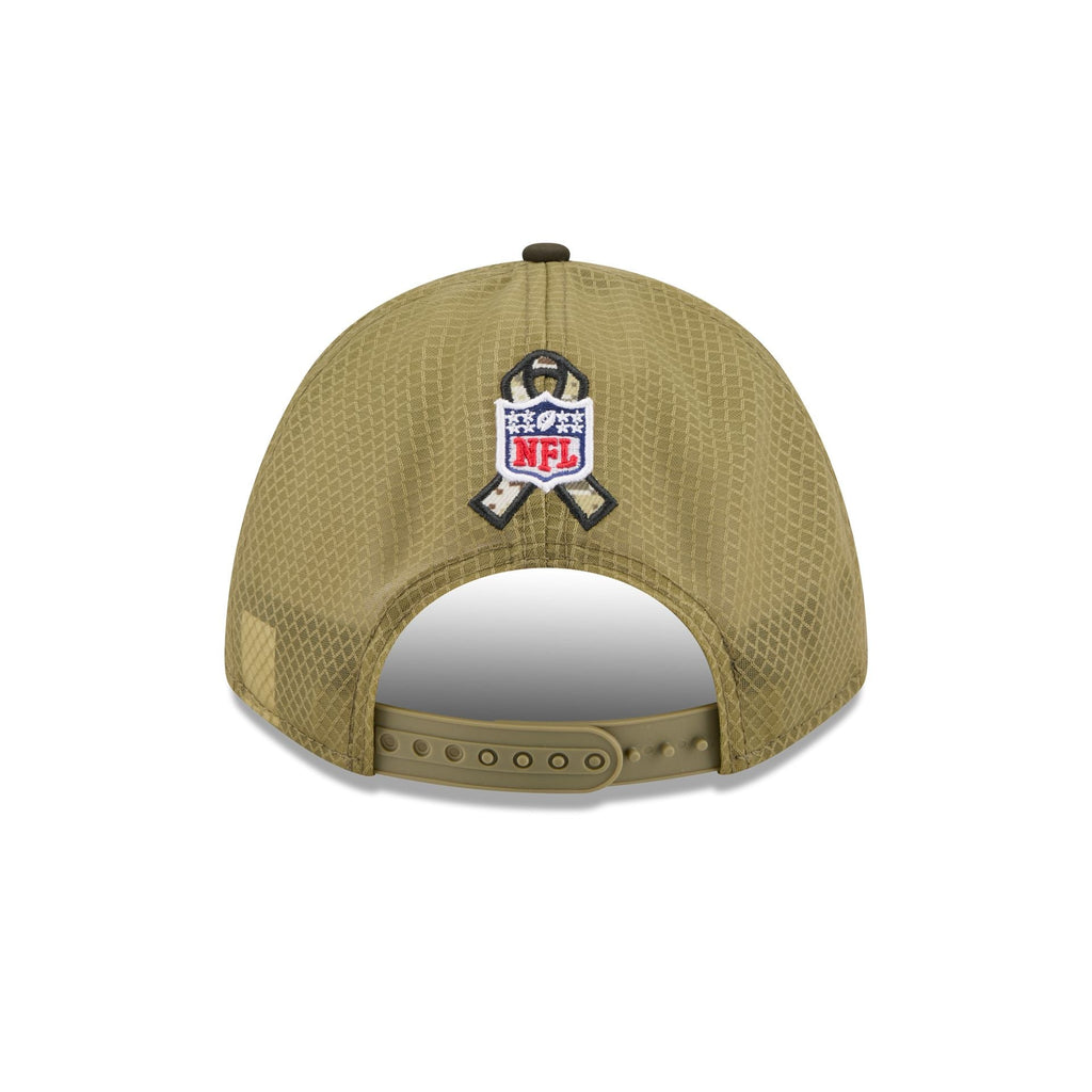 Los Angeles Chargers 2025 Salute to Service 9FORTY M-Crown A-Frame Trucker Hat