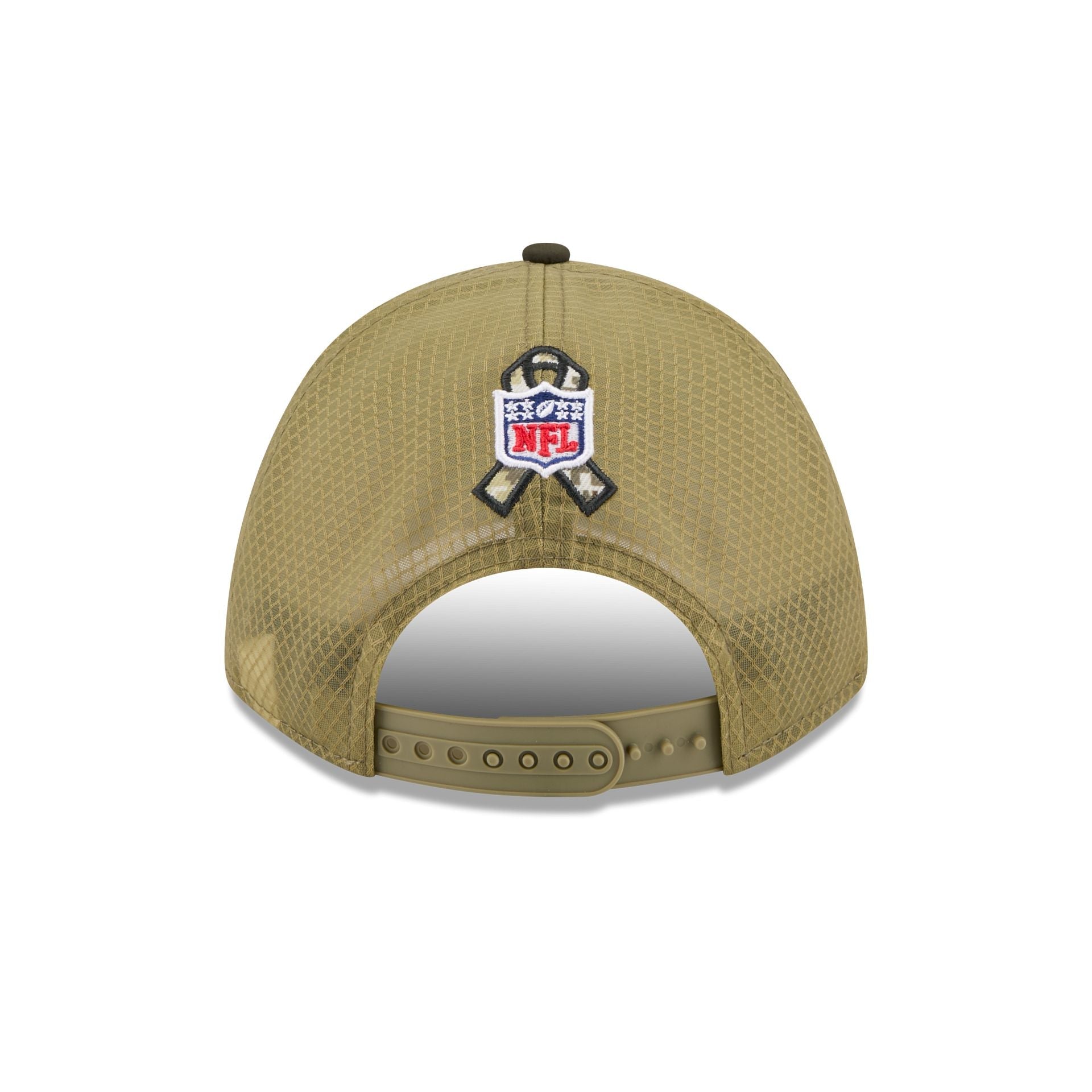 Seattle Seahawks 2025 Salute to Service 9FORTY M-Crown A-Frame Trucker Hat