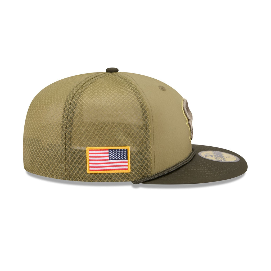 Houston Texans 2025 Salute to Service 59FIFTY Fitted Hat