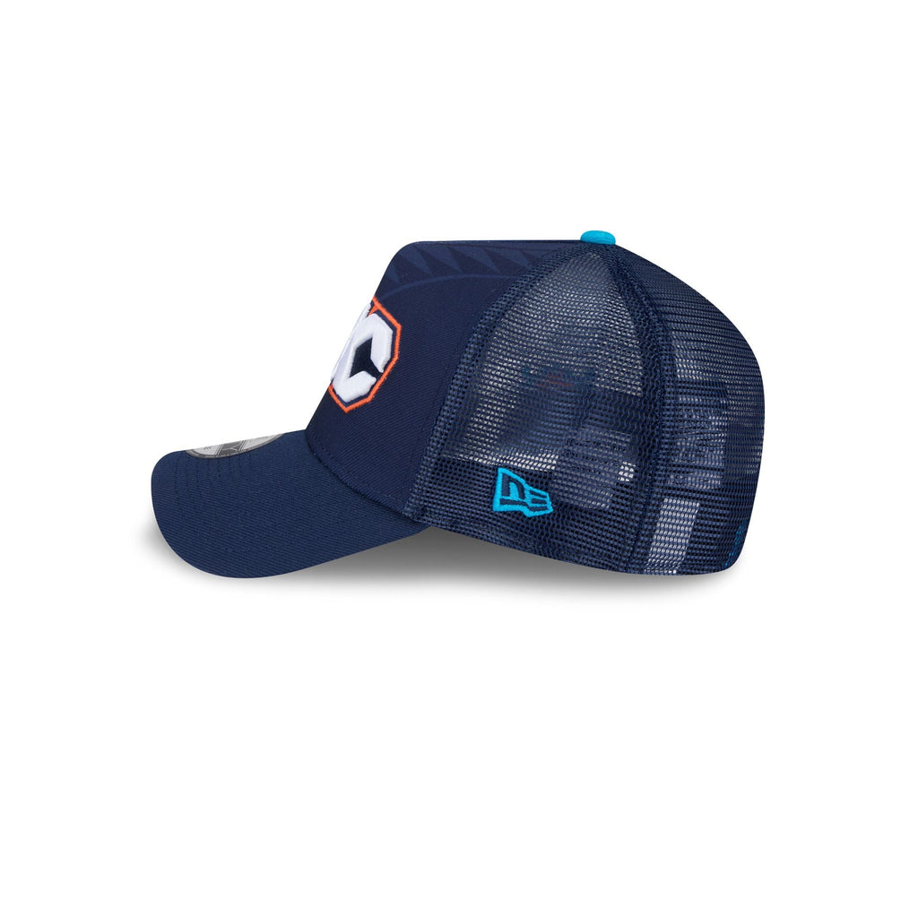 Oklahoma City Thunder 2025 City Edition 9FORTY A-Frame Trucker Hat