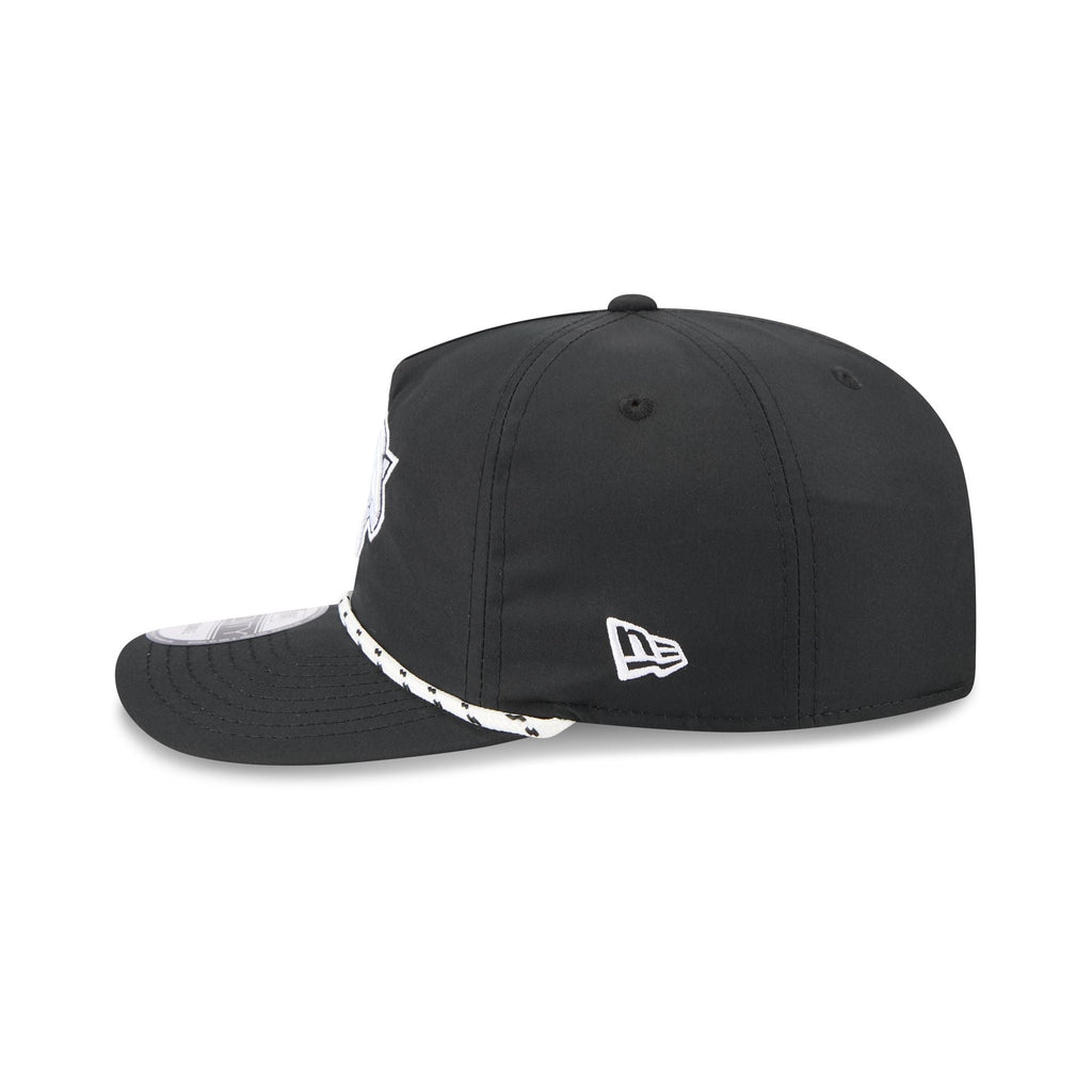 New York Knicks Black and White Rope 19TWENTY Snapback Hat