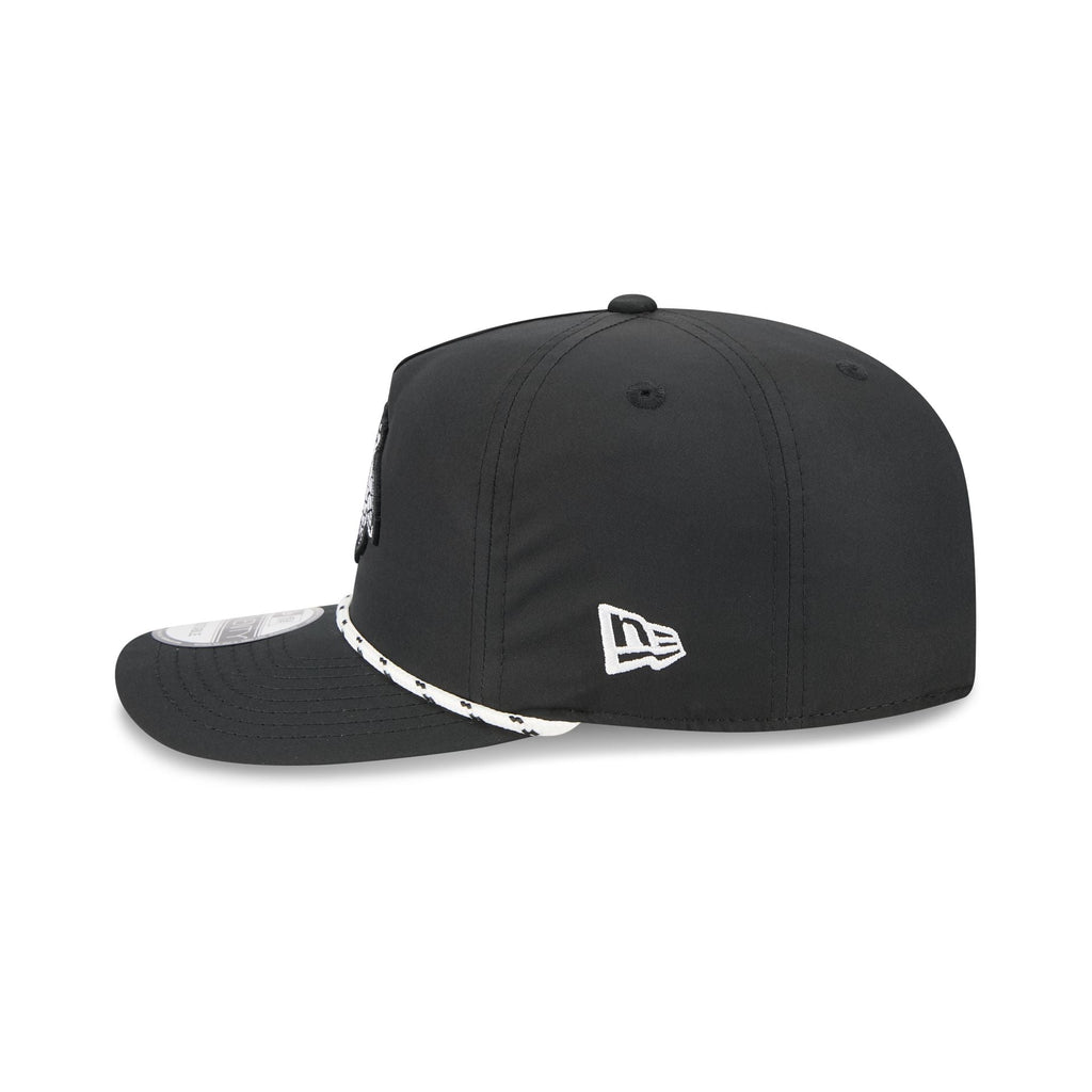 Chicago Blackhawks Black and White Rope 19TWENTY Snapback Hat
