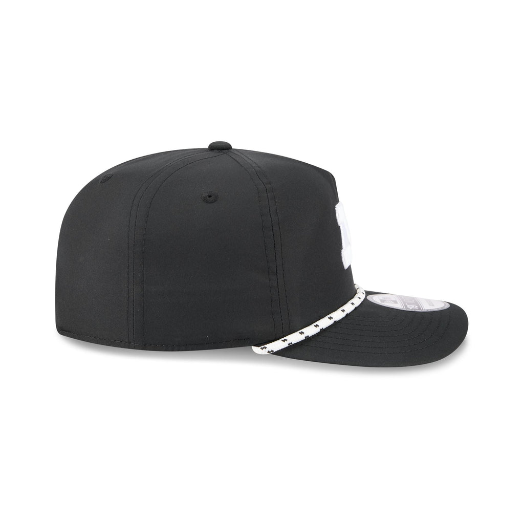 Michigan Wolverines Black and White Rope 19TWENTY Snapback Hat