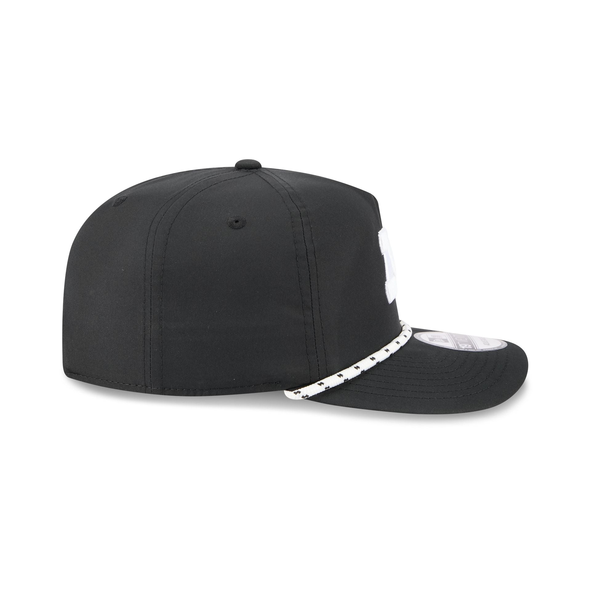 Michigan Wolverines Black and White Rope 19TWENTY Snapback Hat