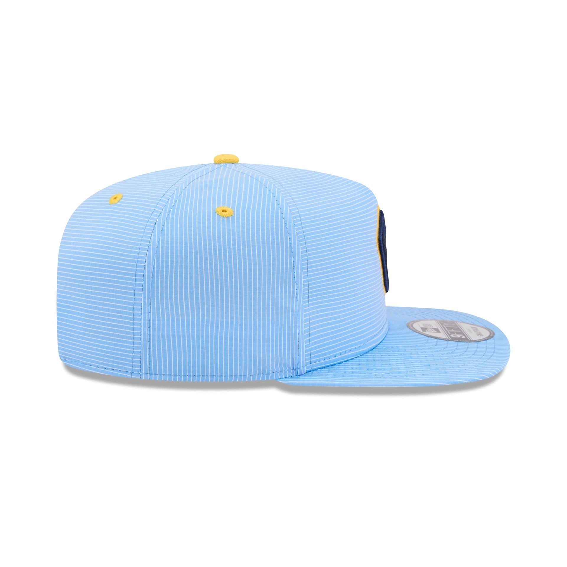 Milwaukee Brewers Pinstripe Ripstop 9FIFTY A-Frame Snapback Hat
