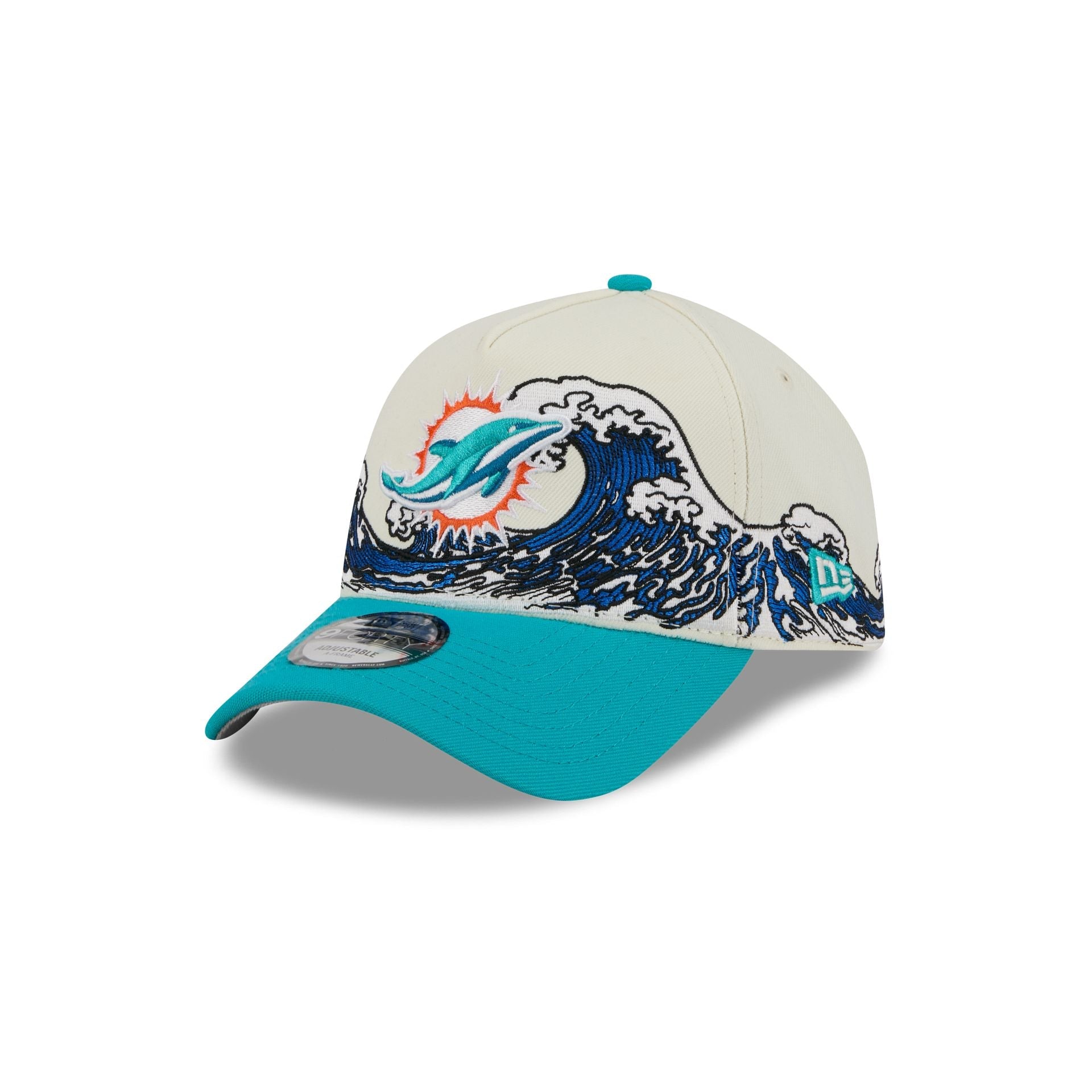 Miami Dolphins Tidal Flow 9FORTY A-Frame Snapback Hat