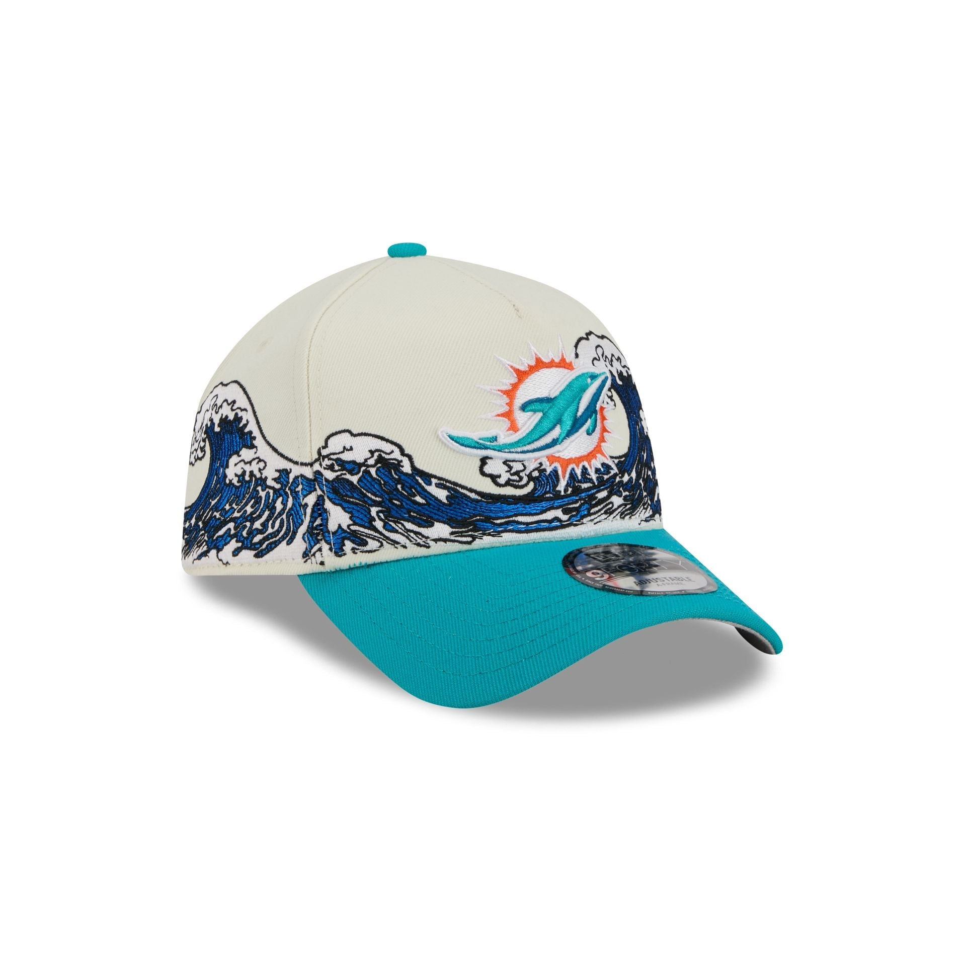 Miami Dolphins Tidal Flow 9FORTY A-Frame Snapback Hat