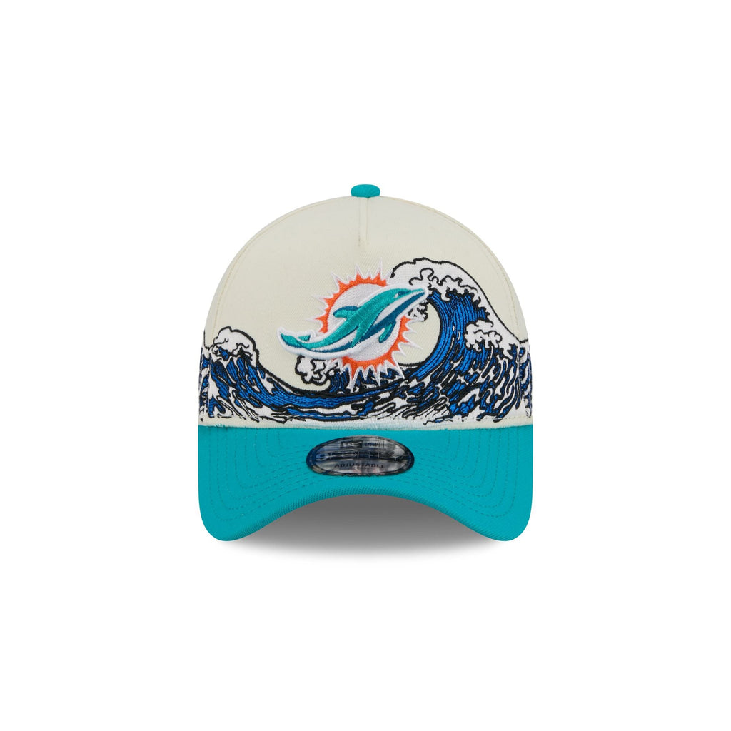 Miami Dolphins Tidal Flow 9FORTY A-Frame Snapback Hat