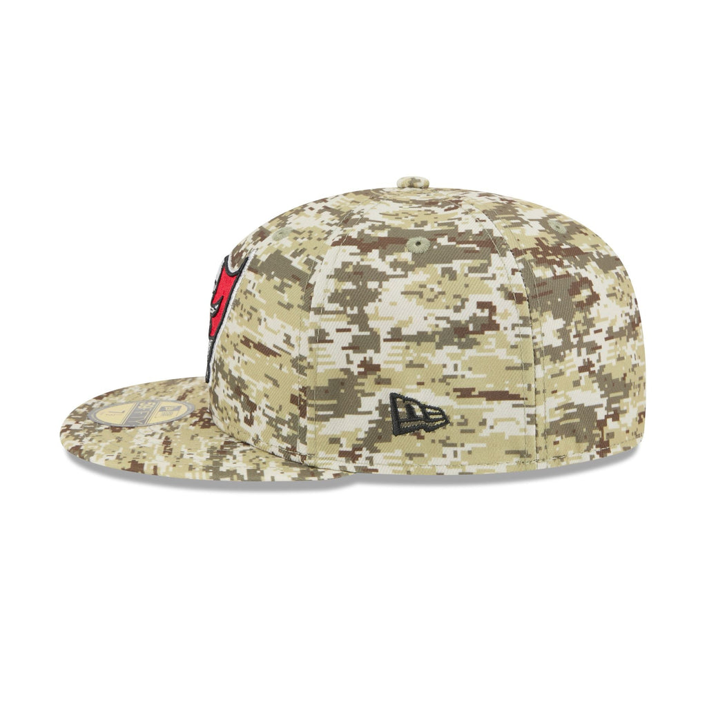 Tampa Bay Buccaneers 2025 Salute to Service Fan Gear 59FIFTY Fitted Hat