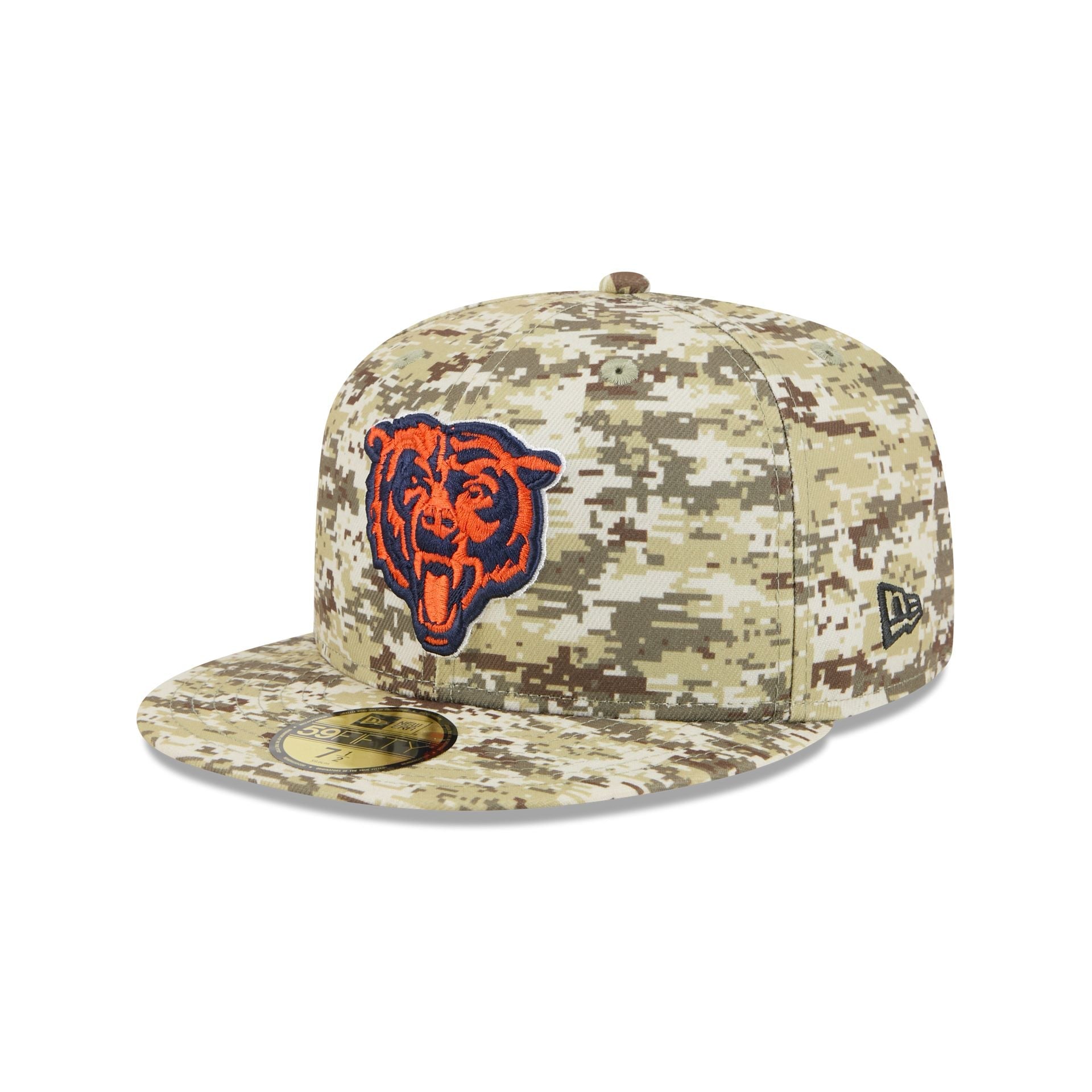 Chicago Bears 2025 Salute to Service Fan Gear 59FIFTY Fitted Hat