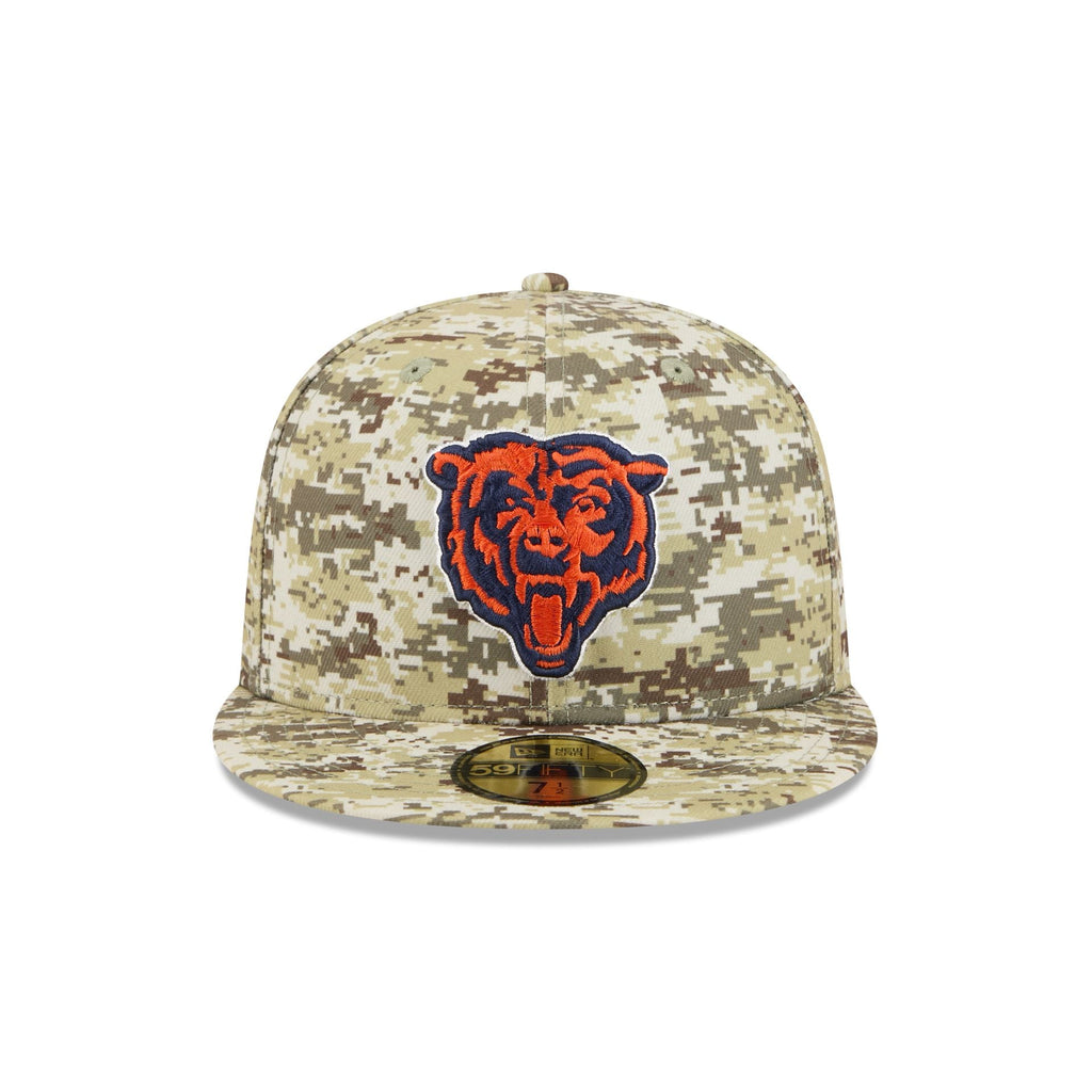 Chicago Bears 2025 Salute to Service Fan Gear 59FIFTY Fitted Hat
