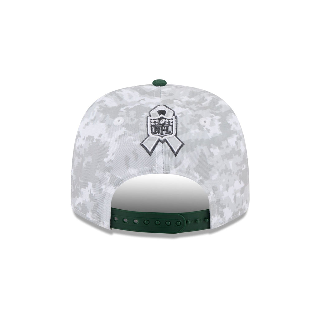 Green Bay Packers 2025 Salute to Service Fan Gear 9SEVENTY Stretch-Snap Hat