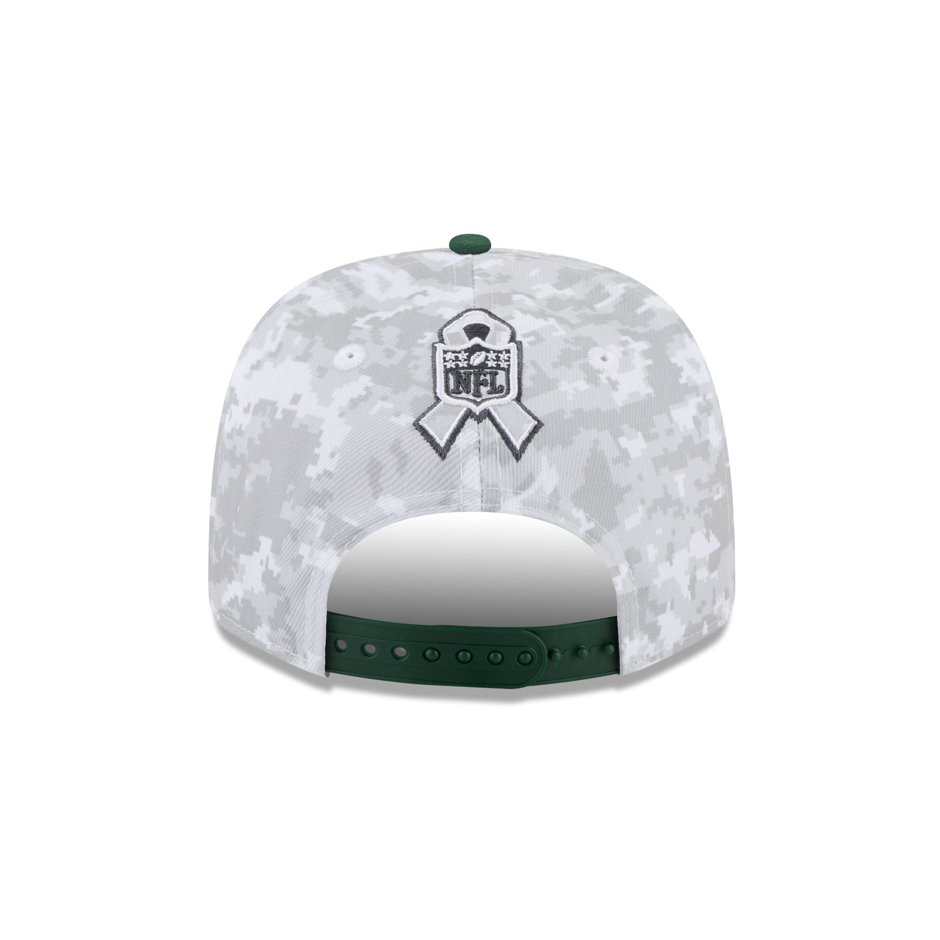 Green Bay Packers 2025 Salute to Service Fan Gear 9SEVENTY Stretch-Snap Hat