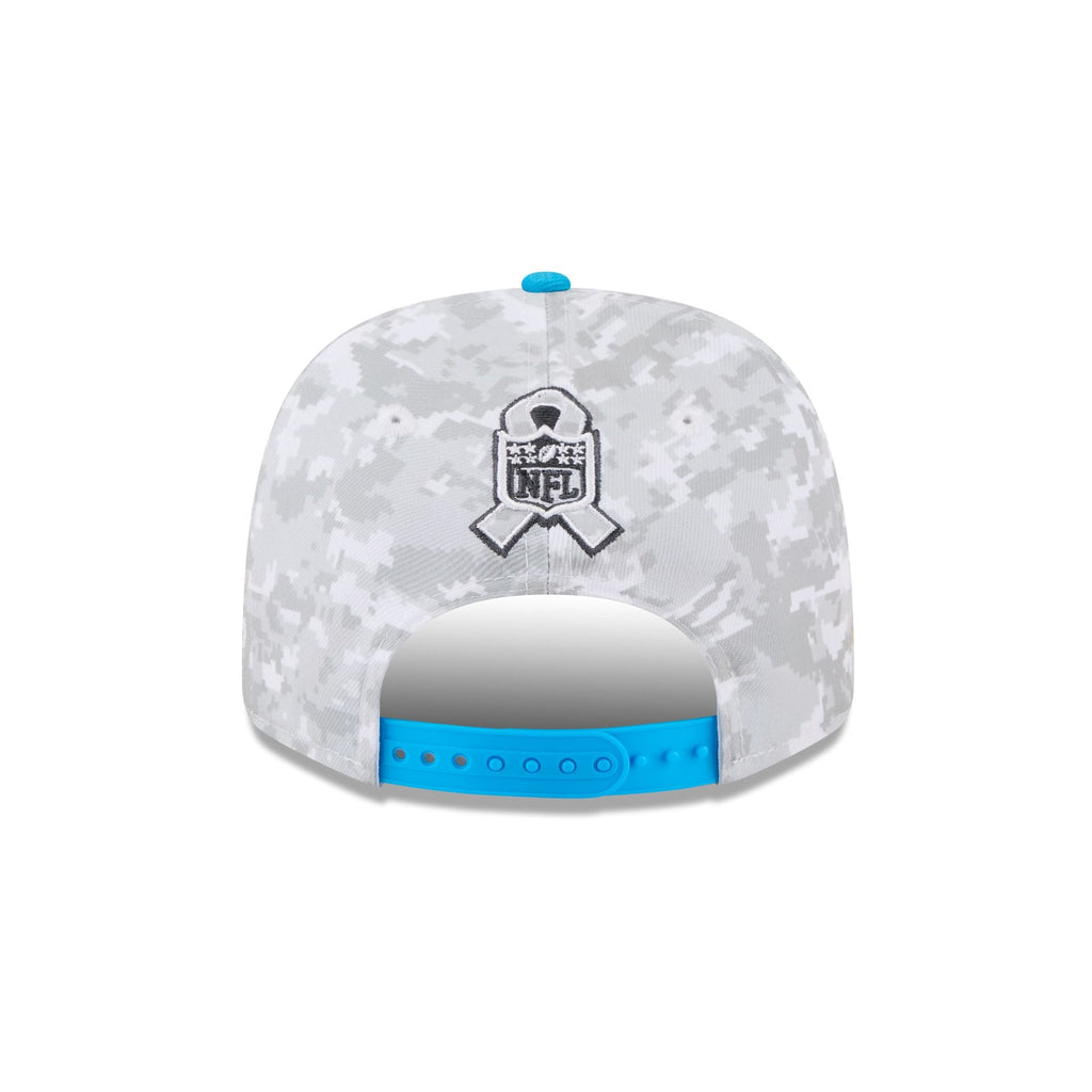 Carolina Panthers 2025 Salute to Service Fan Gear 9SEVENTY Stretch-Snap Hat