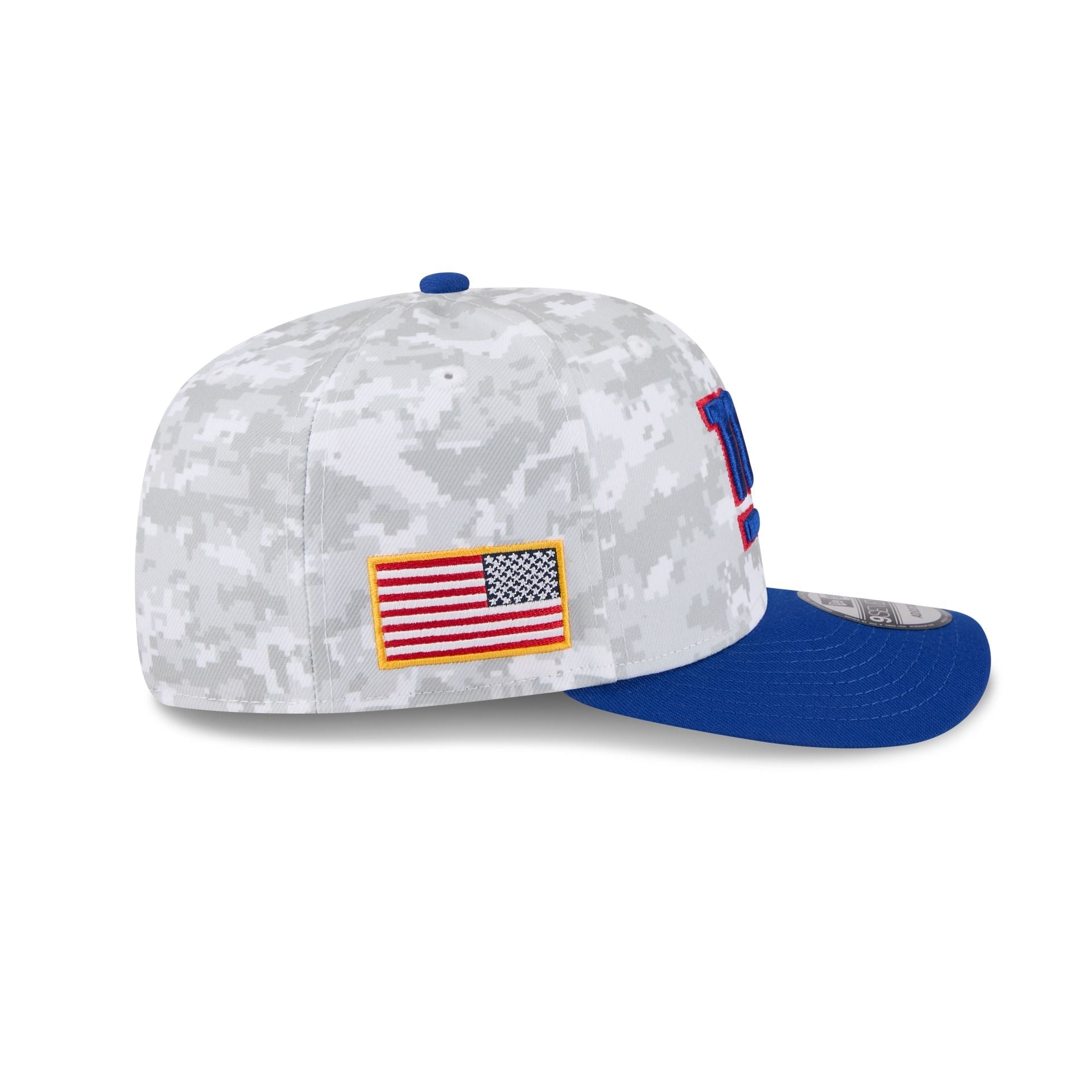 New York Giants 2025 Salute to Service Fan Gear 9SEVENTY Stretch-Snap Hat