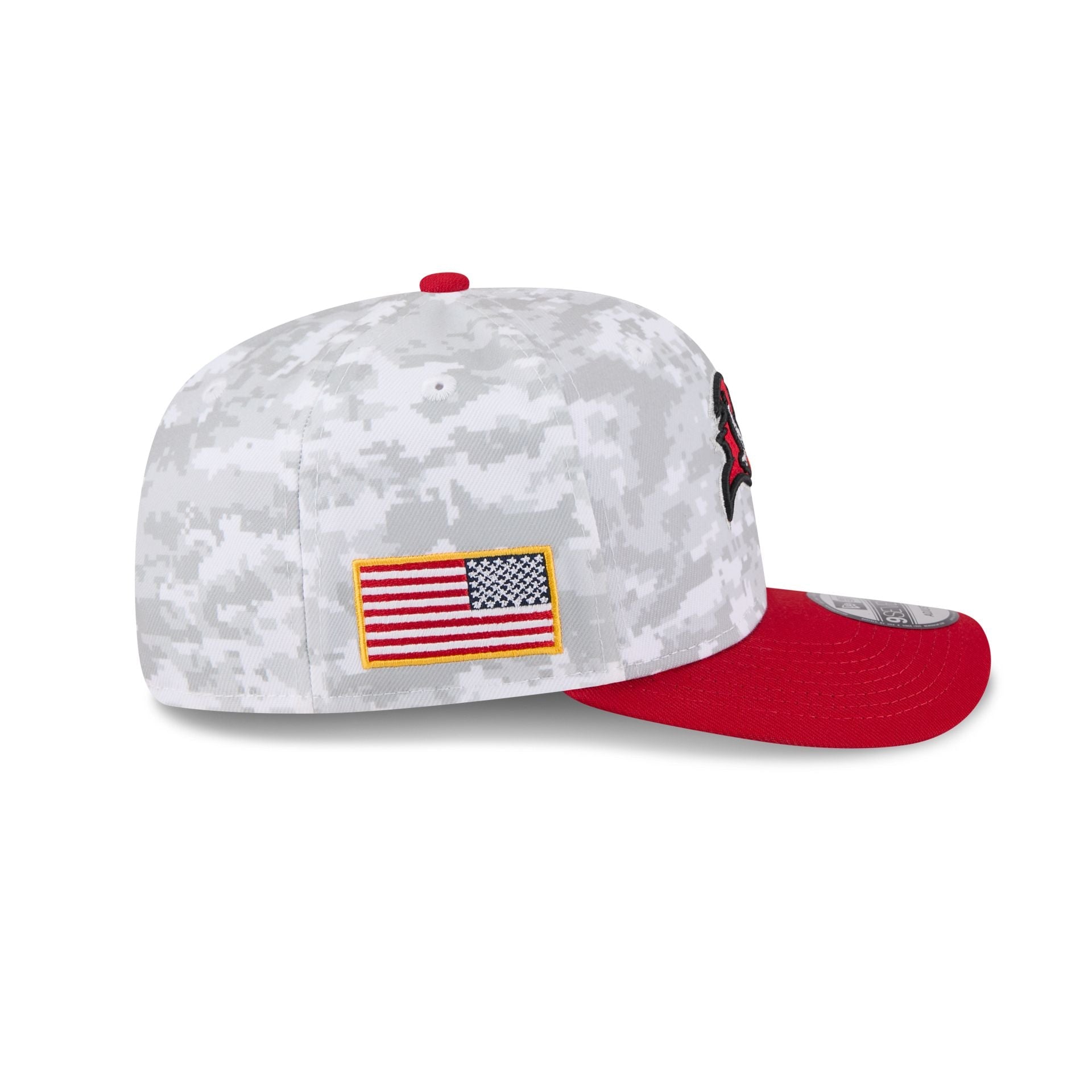 Tampa Bay Buccaneers 2025 Salute to Service Fan Gear 9SEVENTY Stretch-Snap Hat