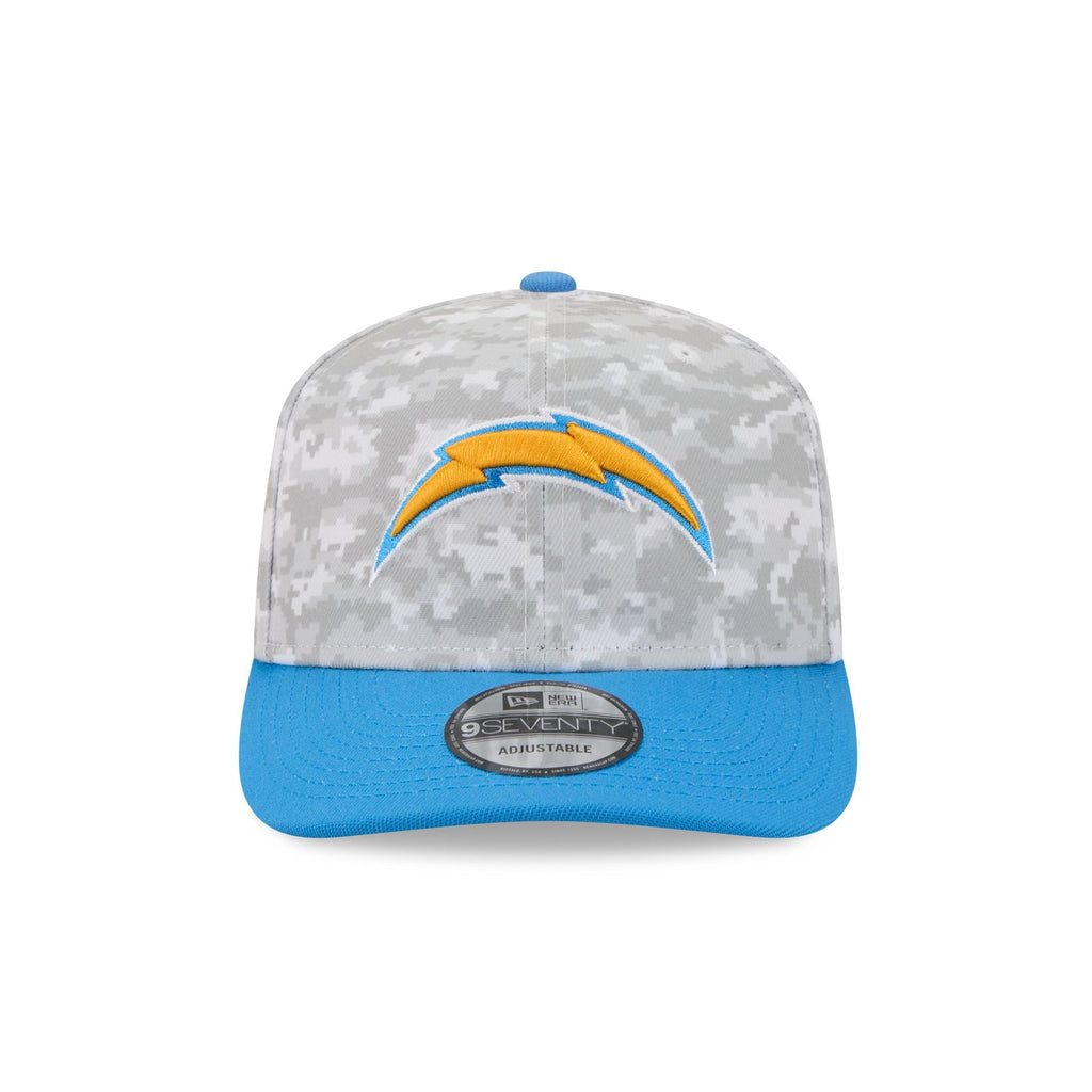 Los Angeles Chargers 2025 Salute to Service Fan Gear 9SEVENTY Stretch-Snap Hat