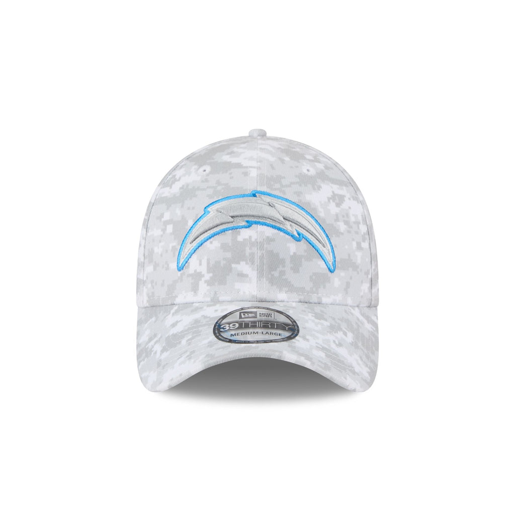 Los Angeles Chargers 2025 Salute to Service Fan Gear 39THIRTY Stretch Fit Hat