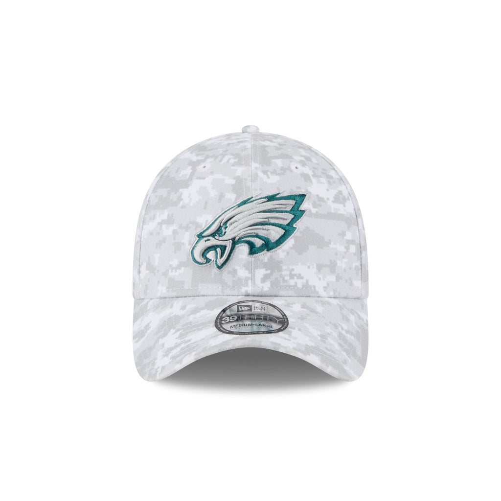Philadelphia Eagles 2025 Salute to Service Fan Gear 39THIRTY Stretch Fit Hat