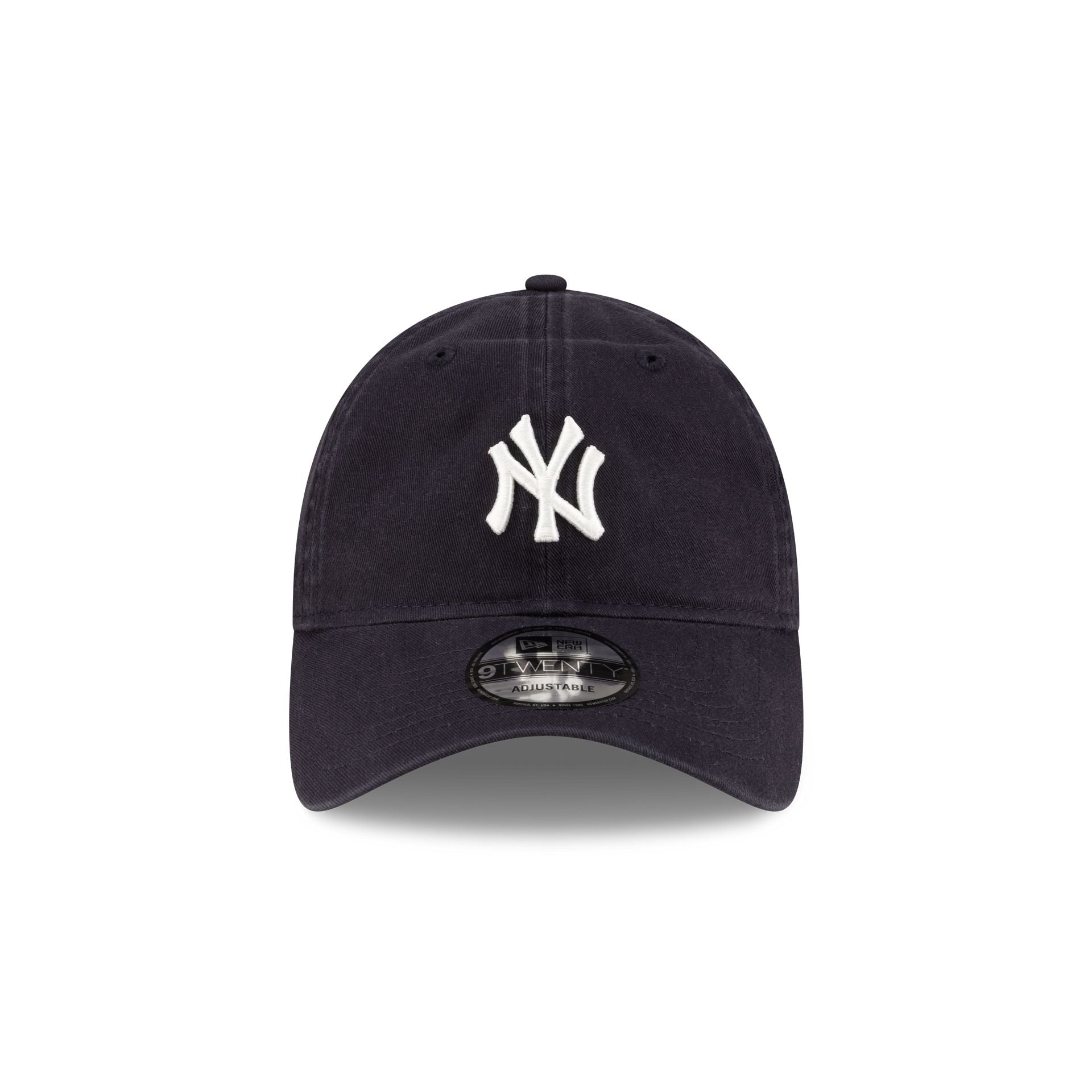 New York Yankees Navy Washed Script 9TWENTY Adjustable Hat