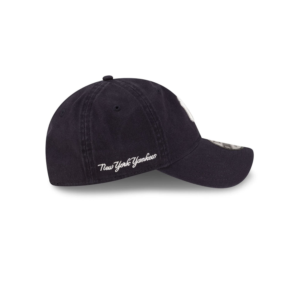 New York Yankees Navy Washed Script 9TWENTY Adjustable Hat