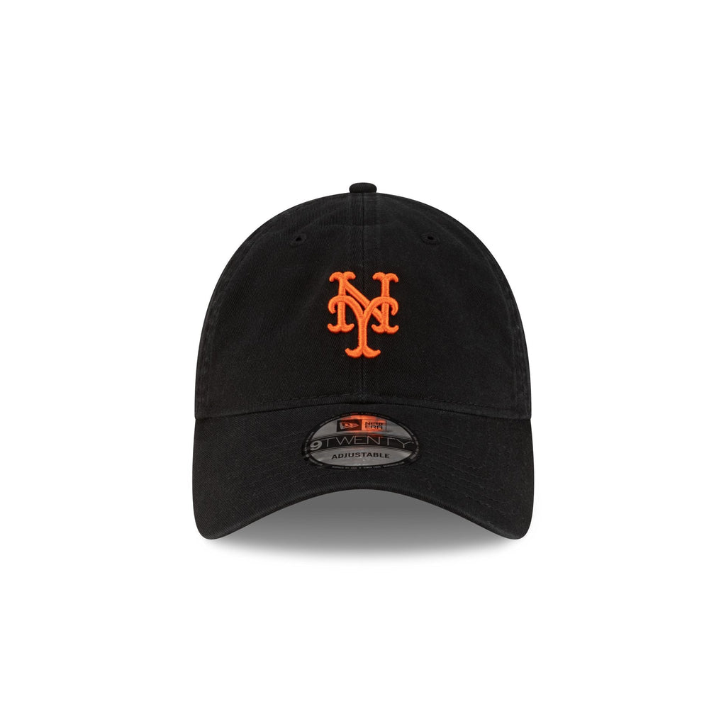 New York Mets Black Washed Script 9TWENTY Adjustable Hat