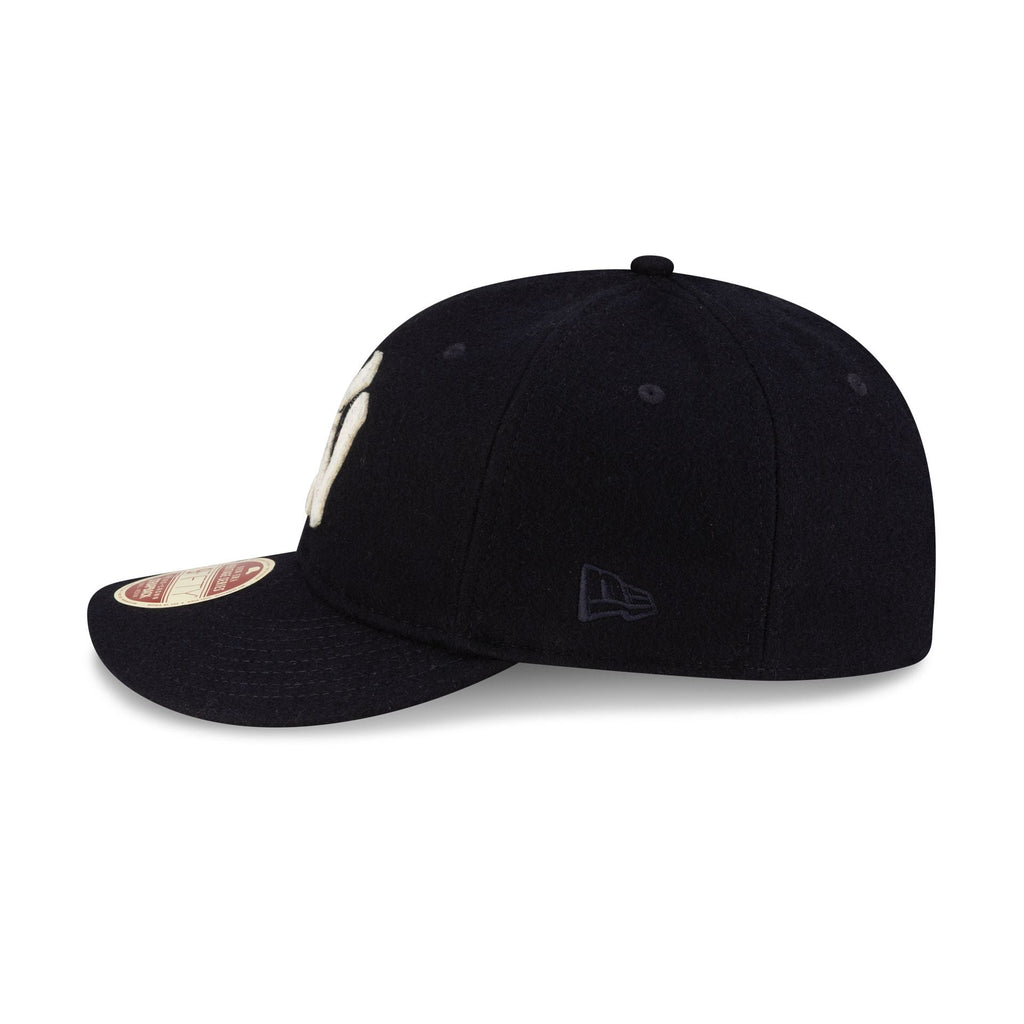 New York Yankees Melton Wool Heritage Series Retro Crown 9FIFTY Strapback Hat