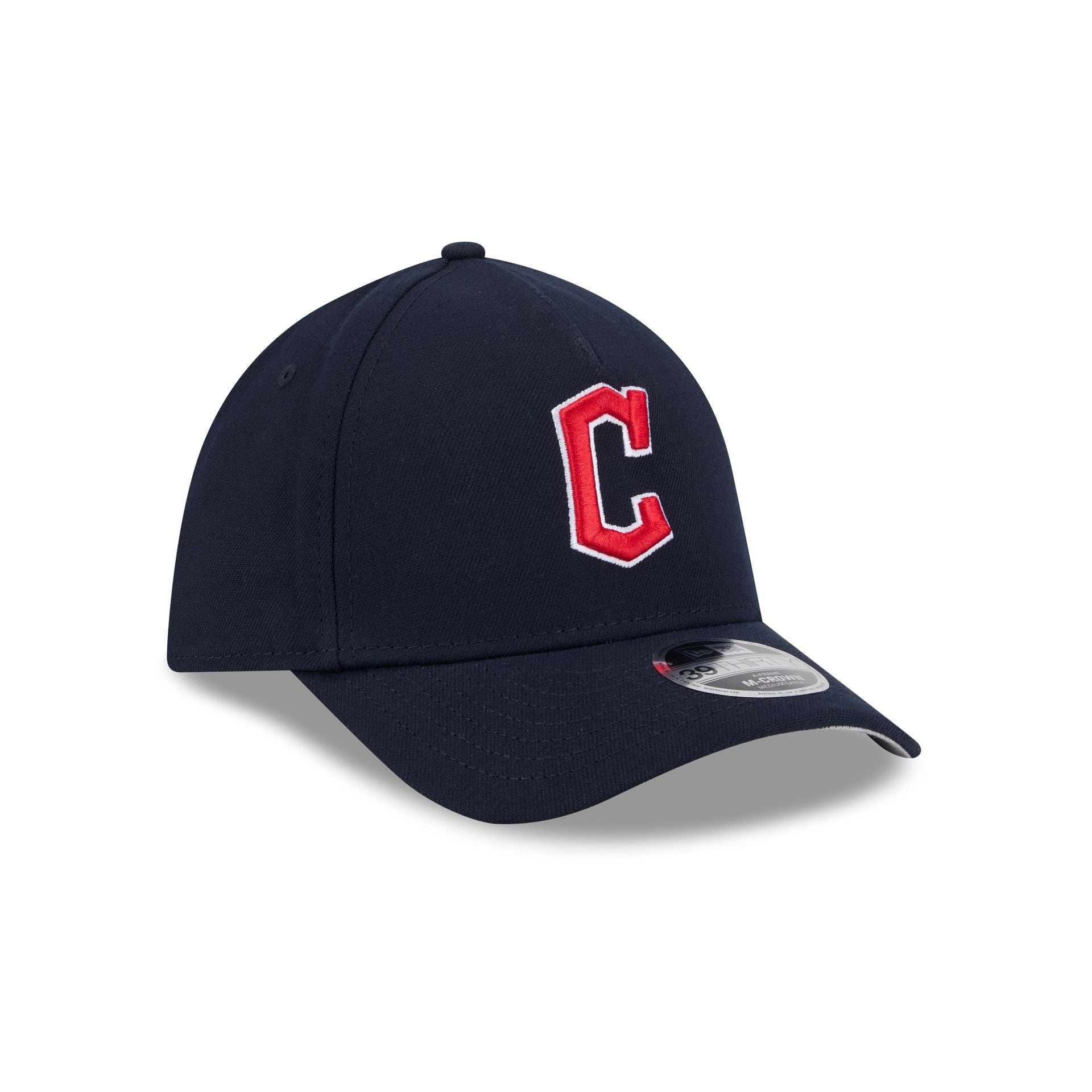 Cleveland Guardians 39THIRTY M-Crown A-Frame Stretch Fit Hat