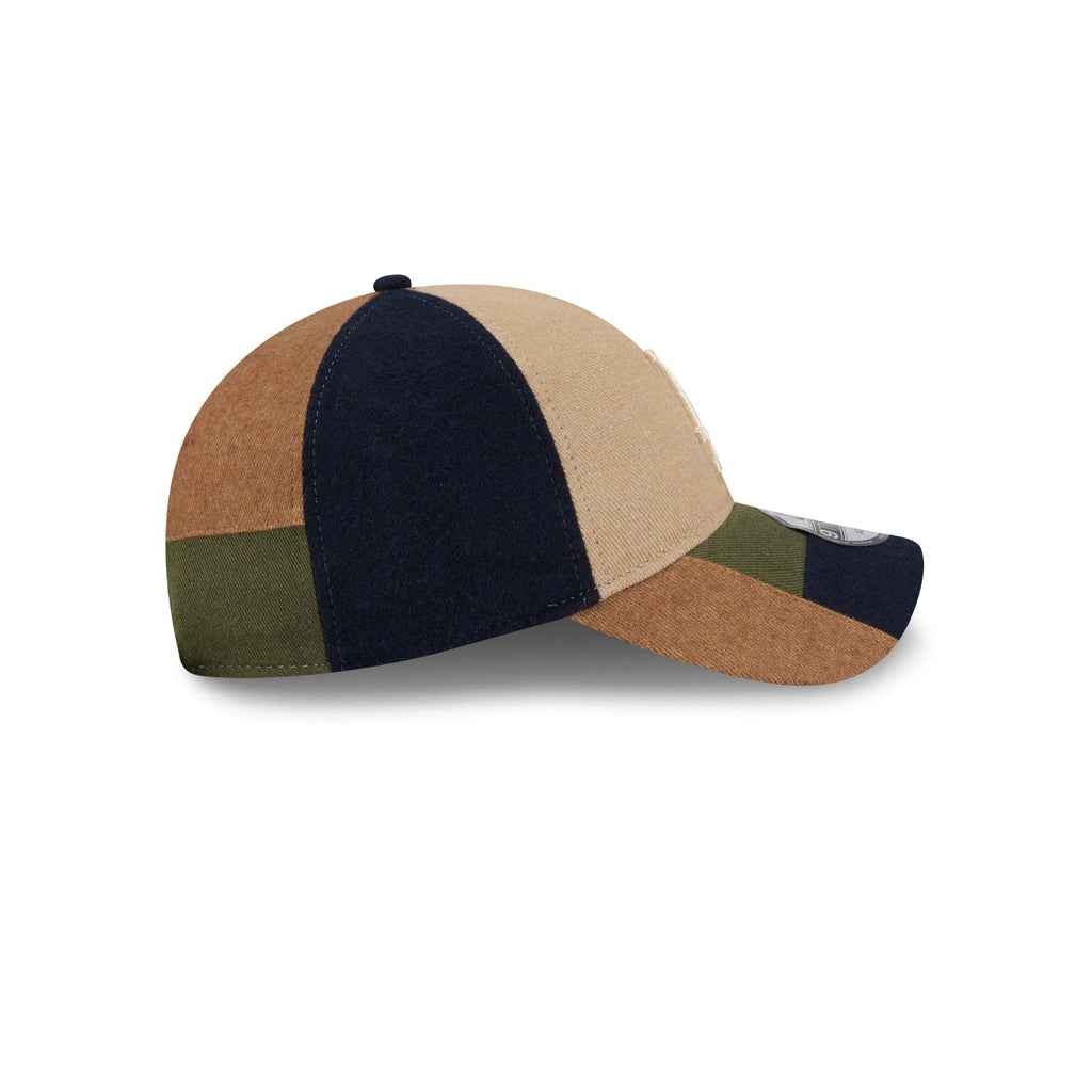 Los Angeles Dodgers Three Looms Cotton Twill Patchwork 9TWENTY Adjustable Hat