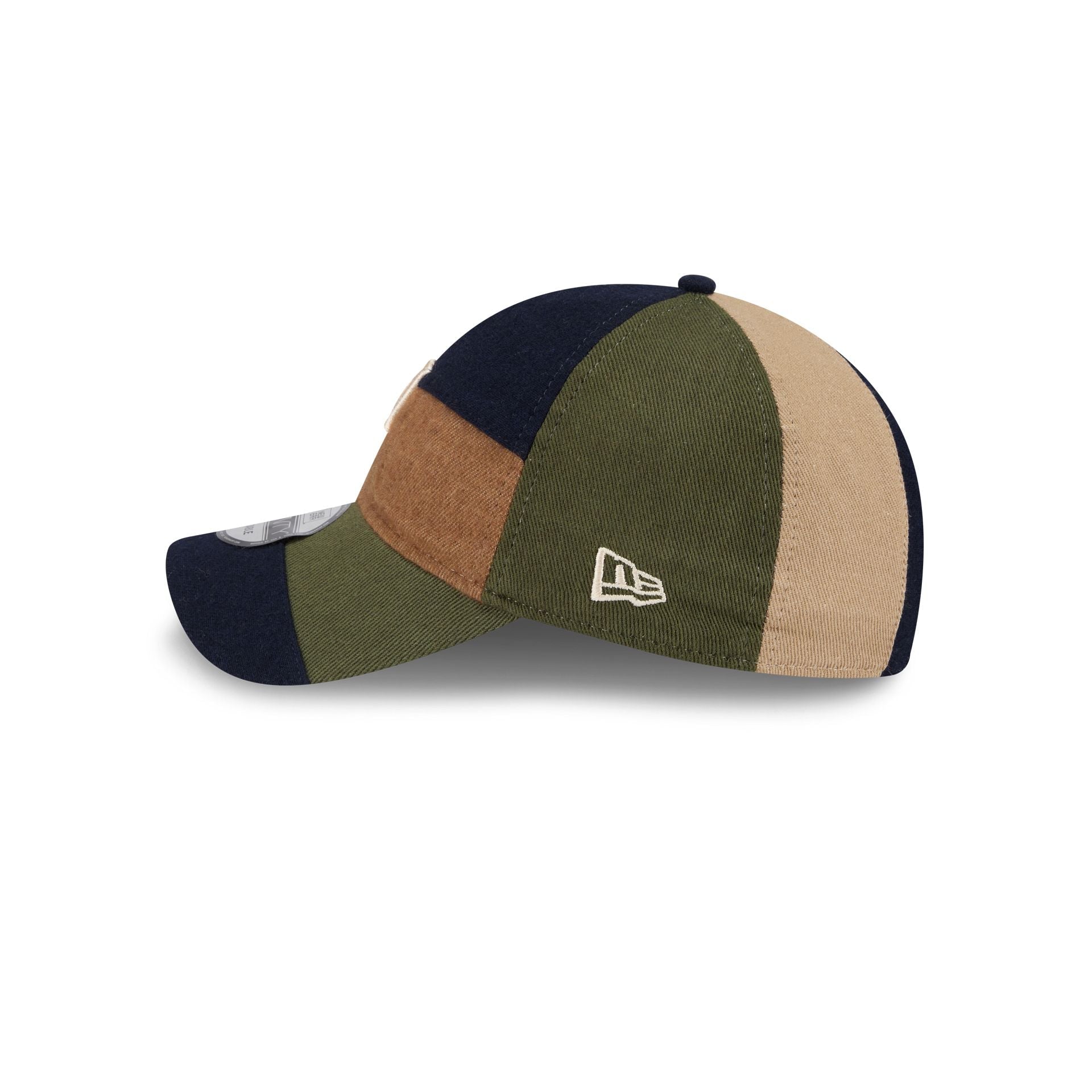 Detroit Tigers Three Looms Cotton Twill Patchwork 9TWENTY Adjustable Hat