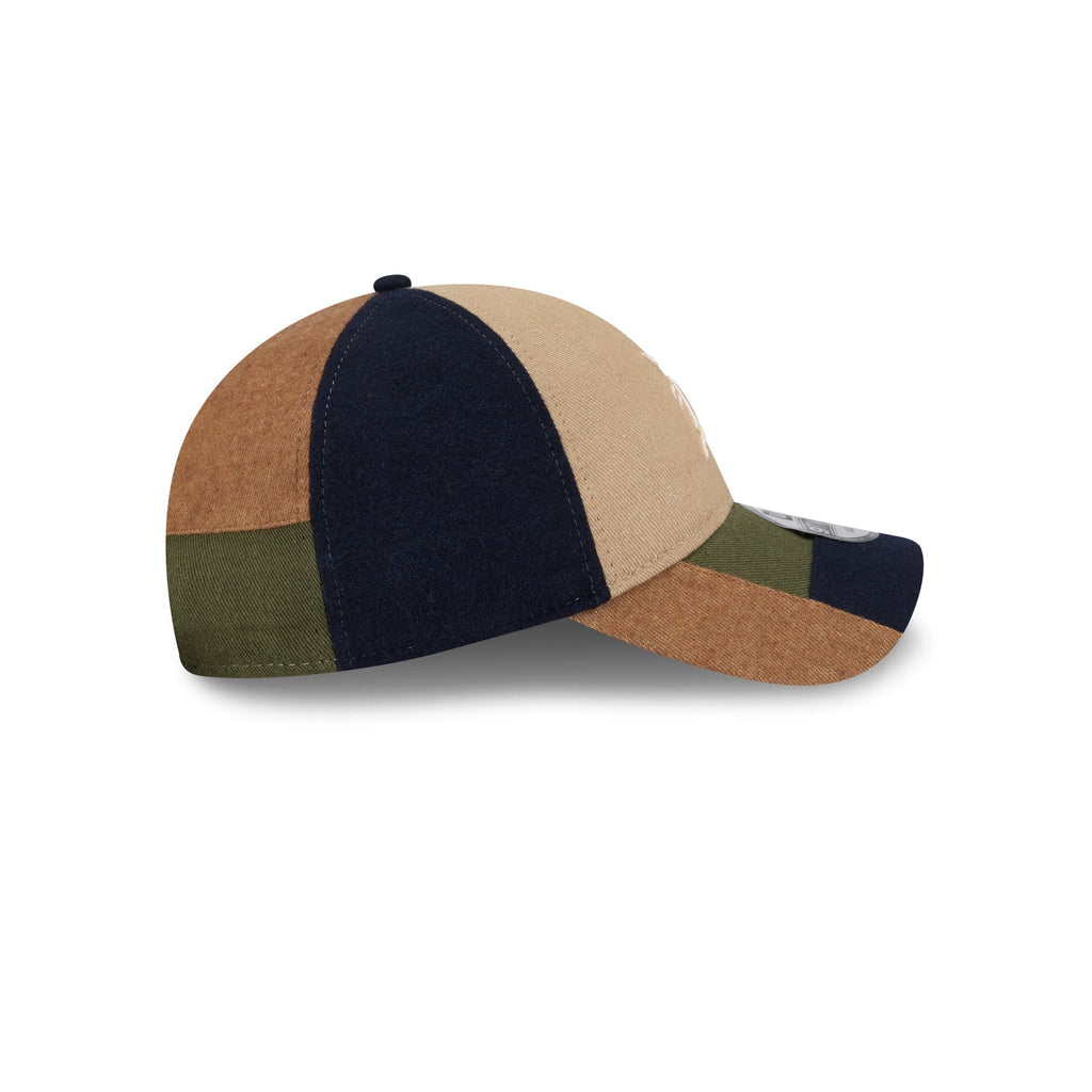 Detroit Tigers Three Looms Cotton Twill Patchwork 9TWENTY Adjustable Hat