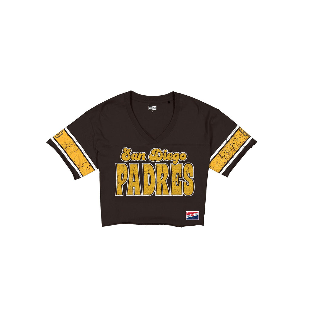 San Diego Padres Throwback Women's Cropped T-Shirt