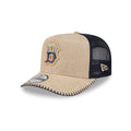 Boston Red Sox Beaded Canvas 9FIFTY A-Frame Trucker Hat