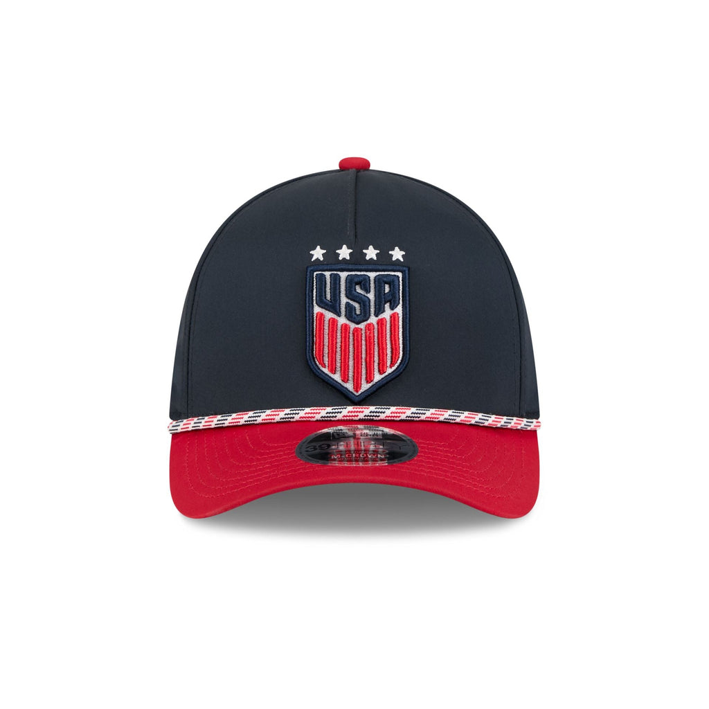 U.S. Soccer Women's National Team Rope 39THIRTY M-Crown A-Frame Stretch Fit Hat