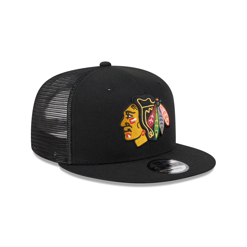 Chicago Blackhawks Team Tag 9FIFTY Trucker Hat
