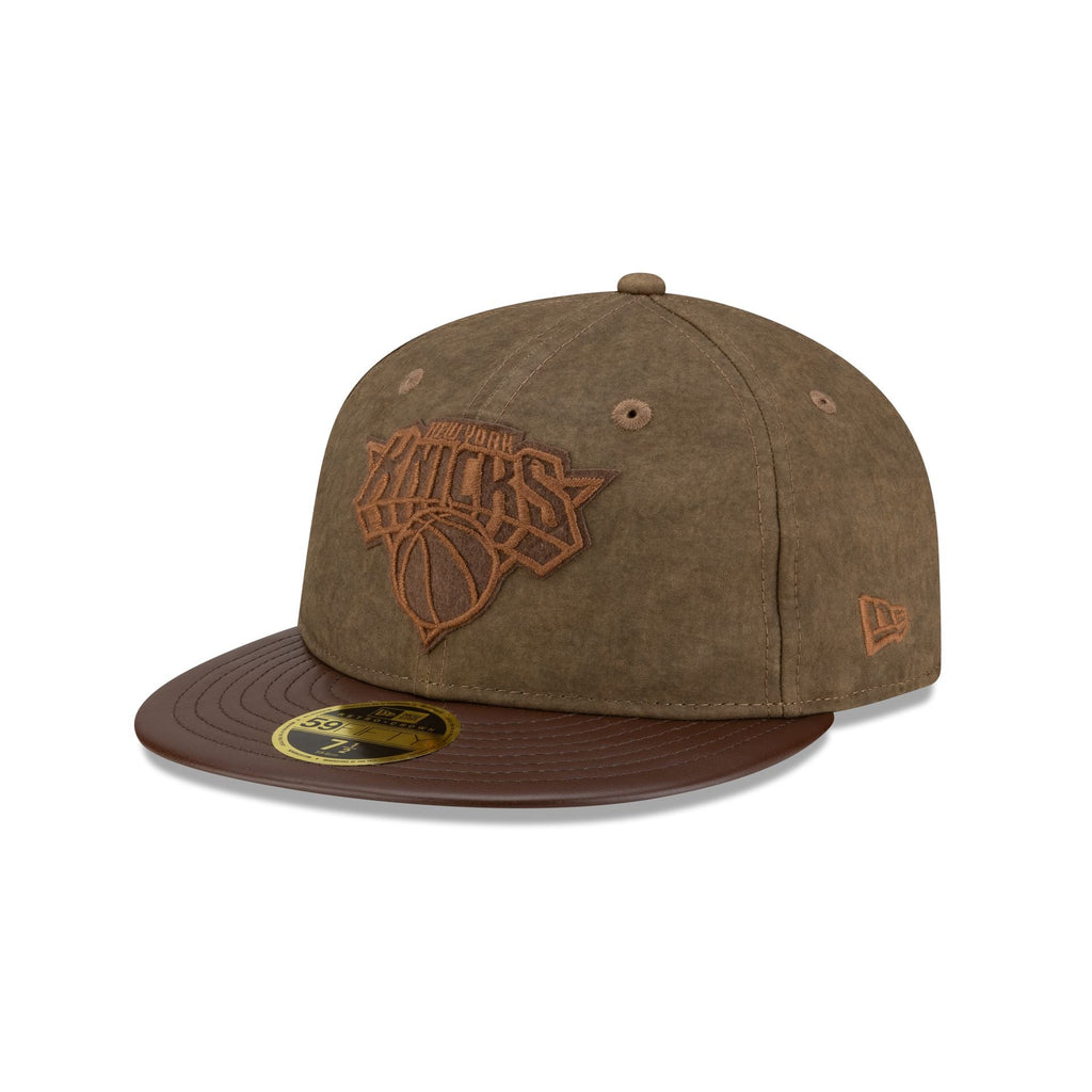 New York Knicks Utility Linen Retro Crown 59FIFTY Fitted Hat