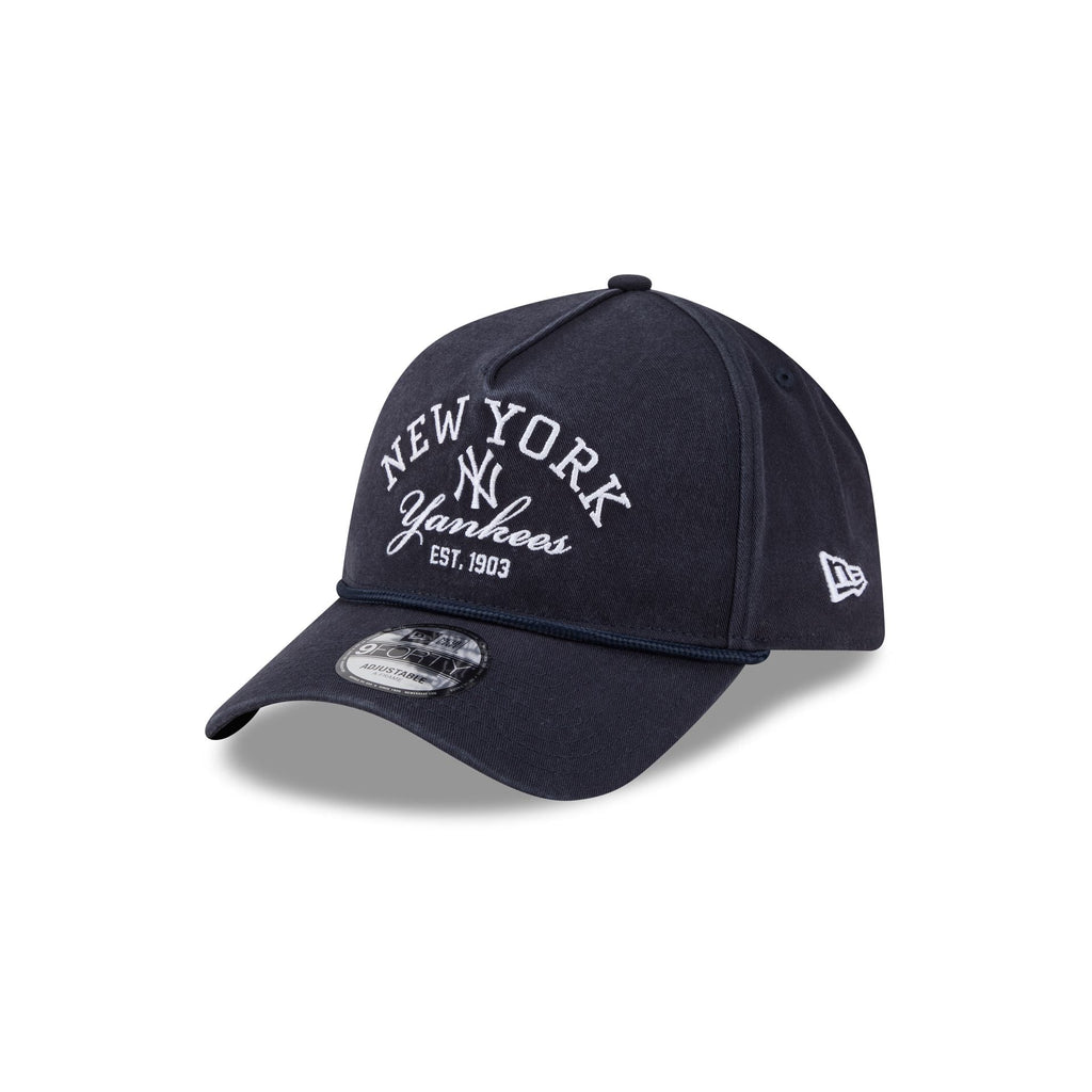 New York Yankees Stacked Rope 9FORTY A-Frame Snapback Hat