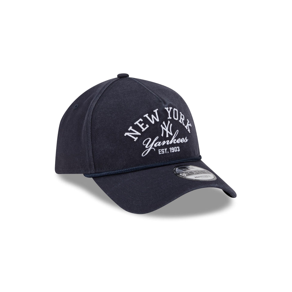New York Yankees Stacked Rope 9FORTY A-Frame Snapback Hat