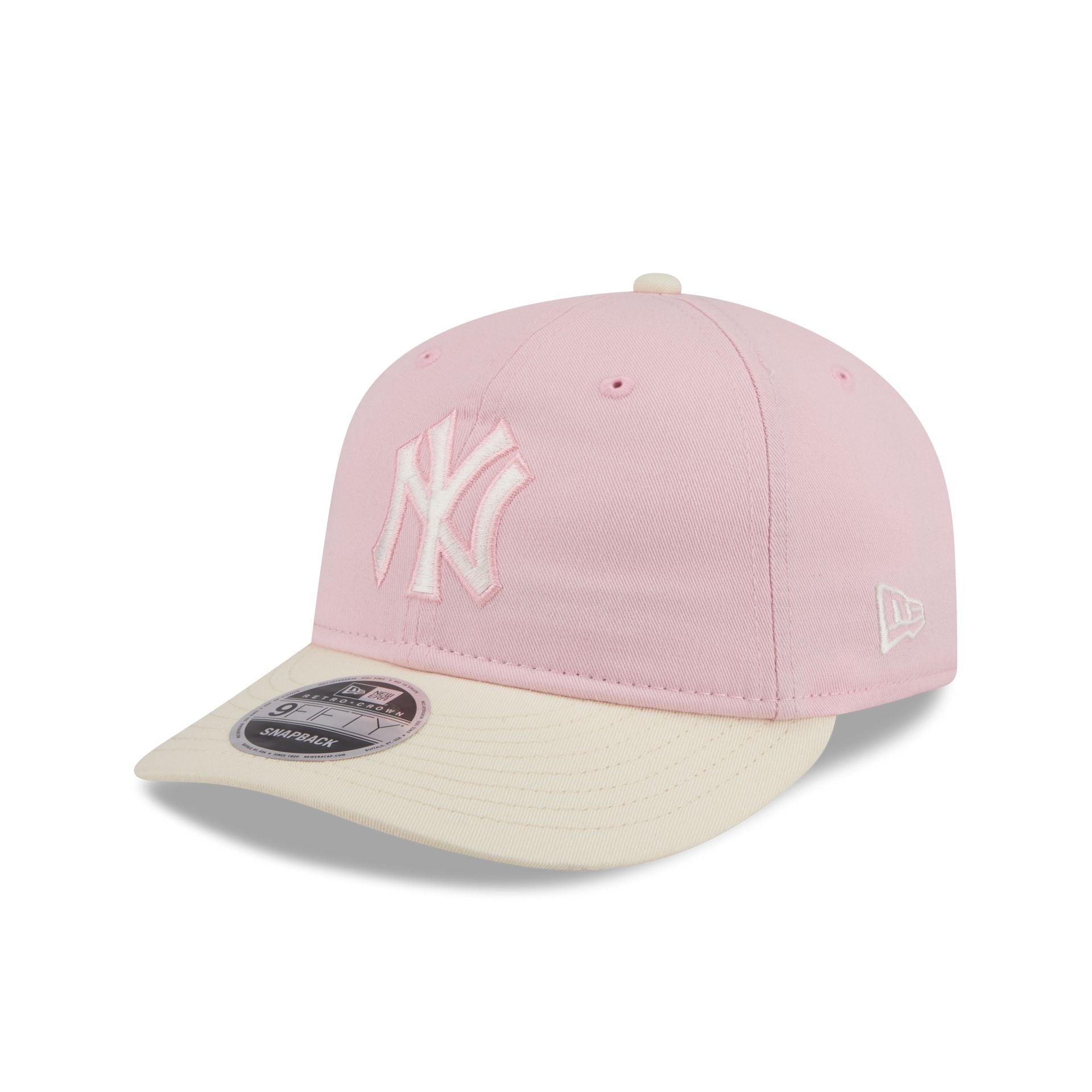 New York Yankees Light Pink Retro Crown 9FIFTY Snapback Hat