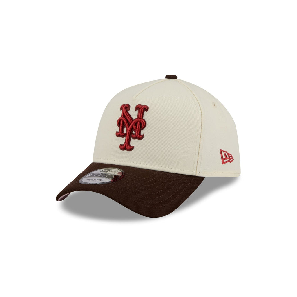 New York Mets City Script 9FORTY A-Frame Snapback Hat