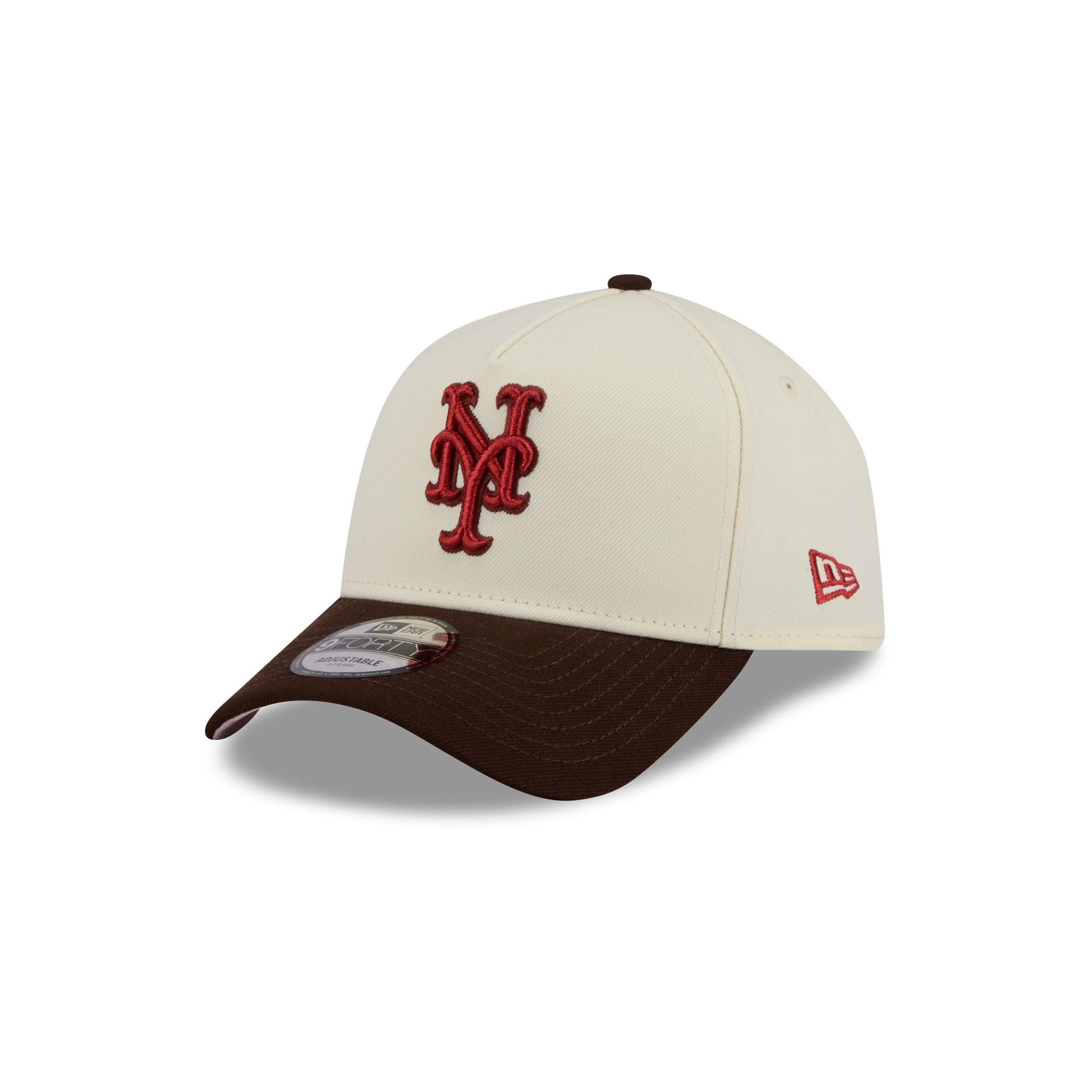New York Mets City Script 9FORTY A-Frame Snapback Hat