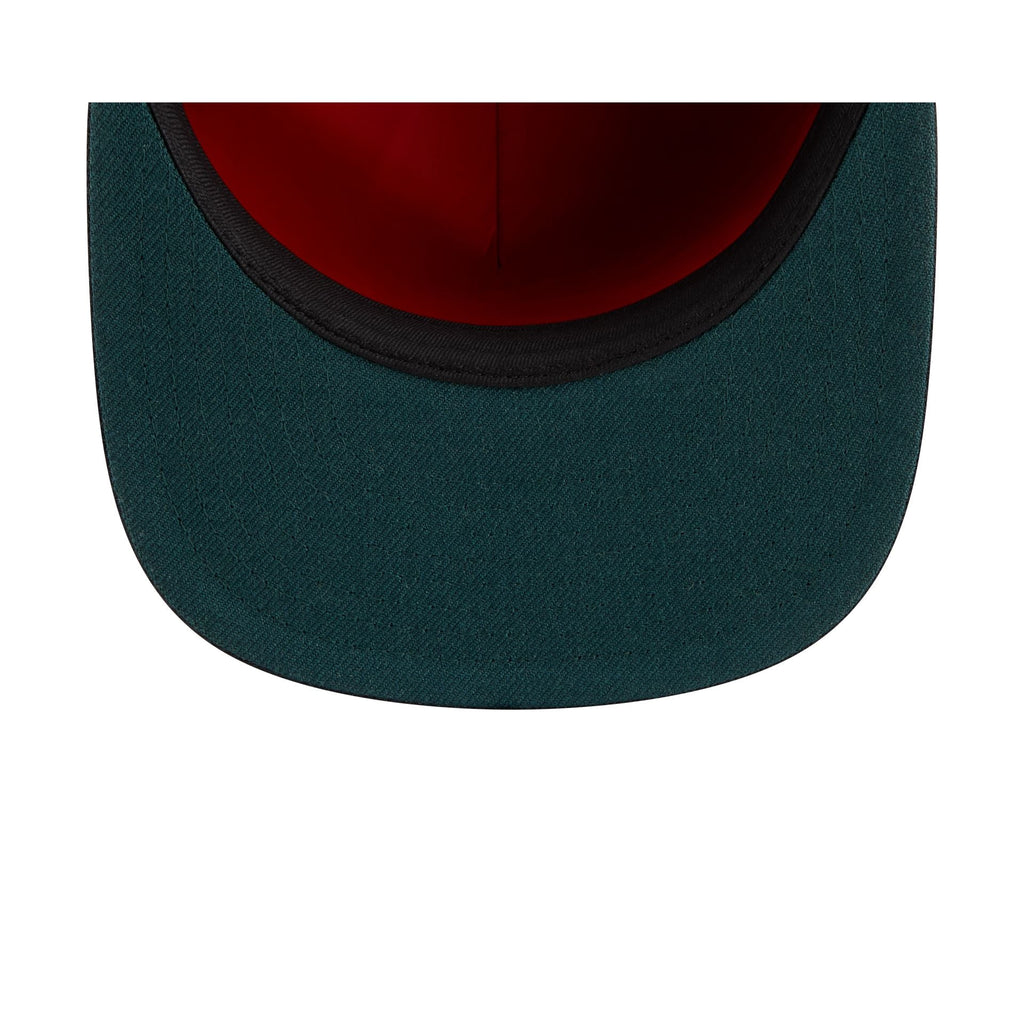 Just Caps Chiseled Logo Chicago Bears 59FIFTY A-Frame Fitted Hat