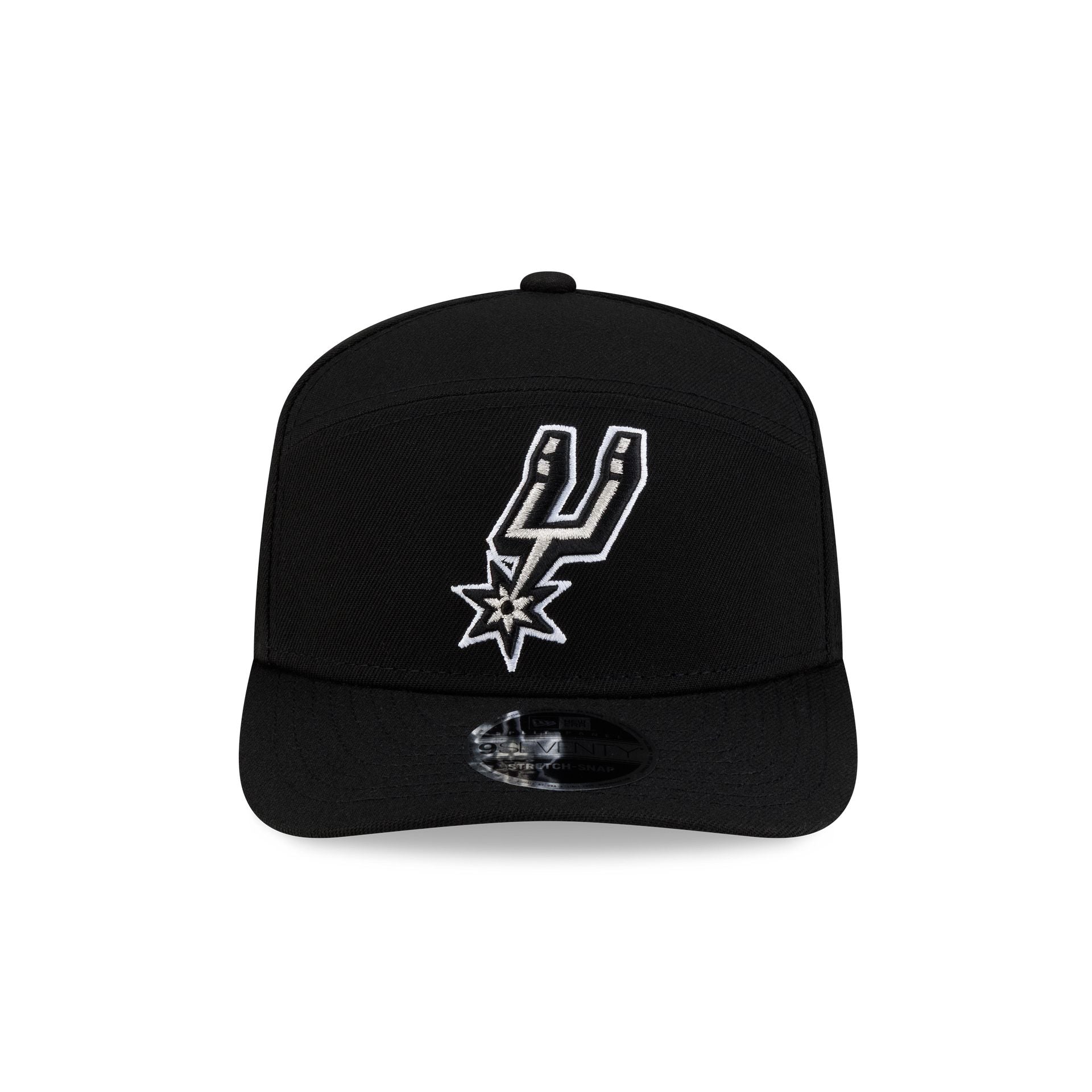 San Antonio Spurs Poly Split Panel 9SEVENTY Stretch-Snap Hat