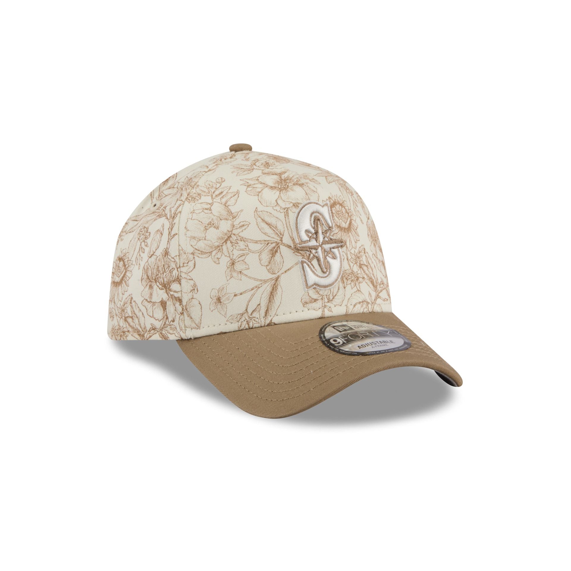 Seattle Mariners Spring Floral 9FORTY A-Frame Snapback Hat
