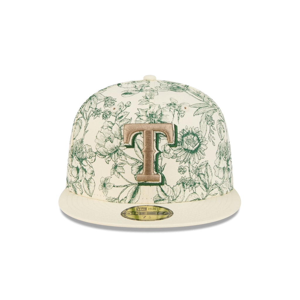 Texas Rangers Spring Floral 59FIFTY Fitted Hat
