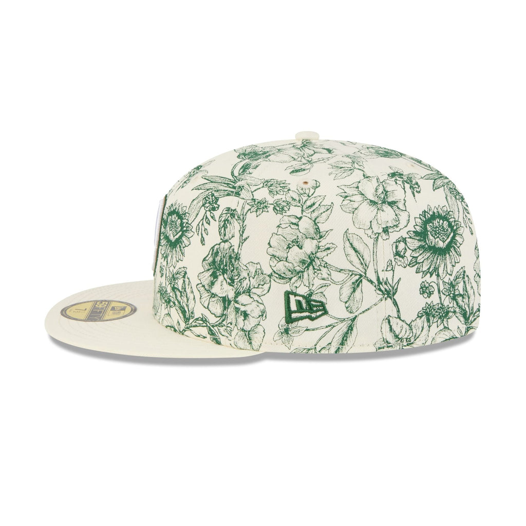 Milwaukee Brewers Spring Floral 59FIFTY Fitted Hat